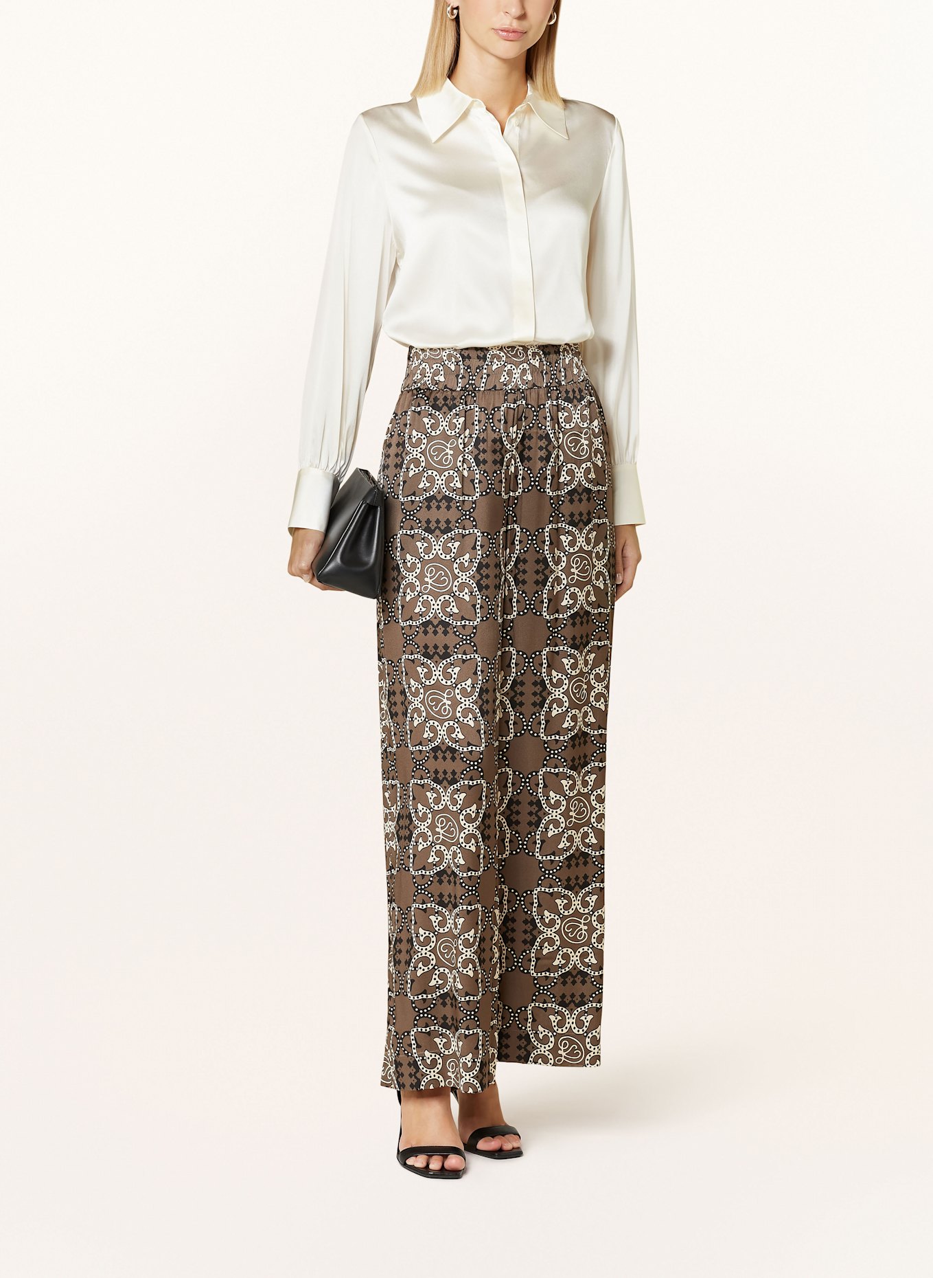 dea kudibal MARGO trousers, Color: DARK BROWN/ BLACK/ CREAM (Image 2)