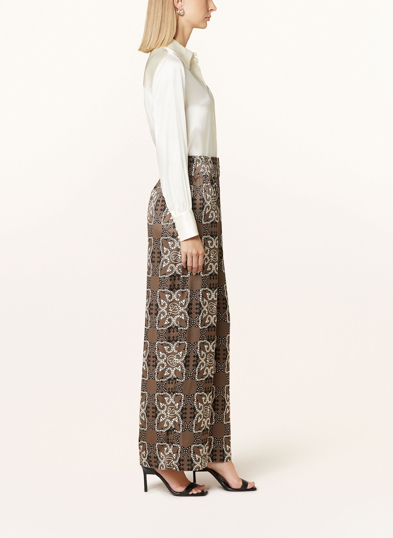 dea kudibal MARGO trousers, Color: DARK BROWN/ BLACK/ CREAM (Image 4)