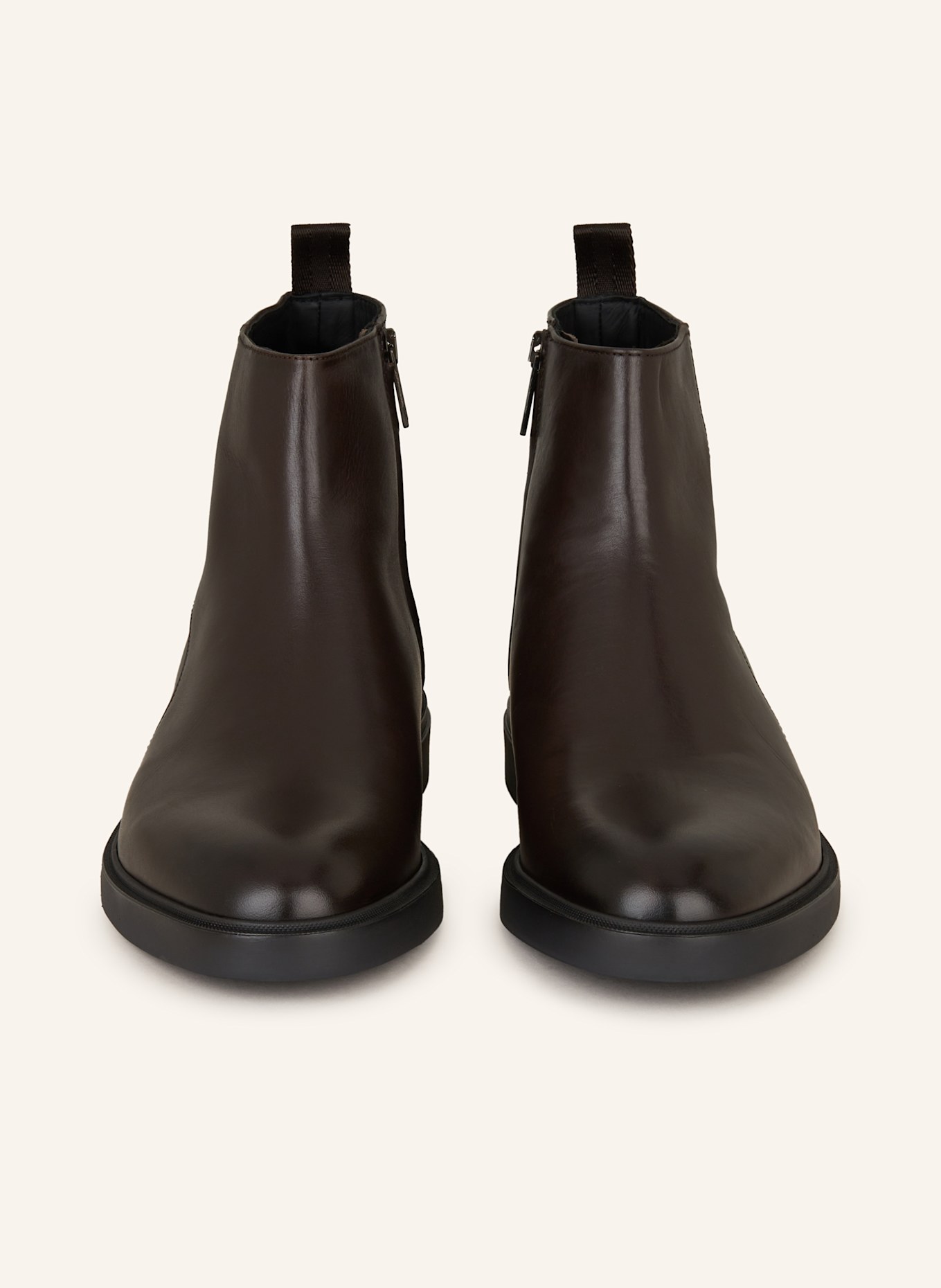 BOSS Botki CALEV: CIEMNOBRĄZOWY