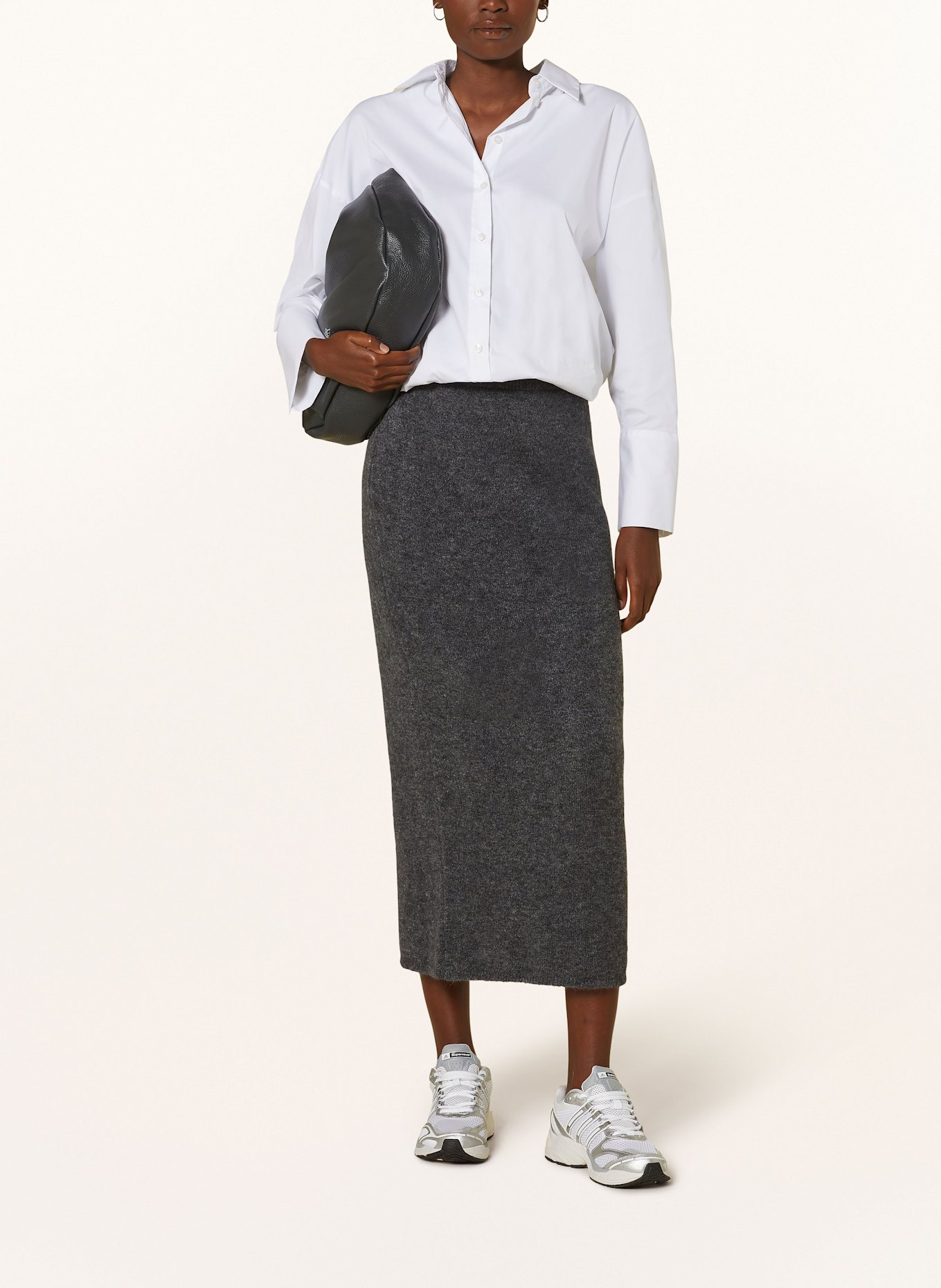 RIANI Knit skirt, Color: GRAY (Image 2)