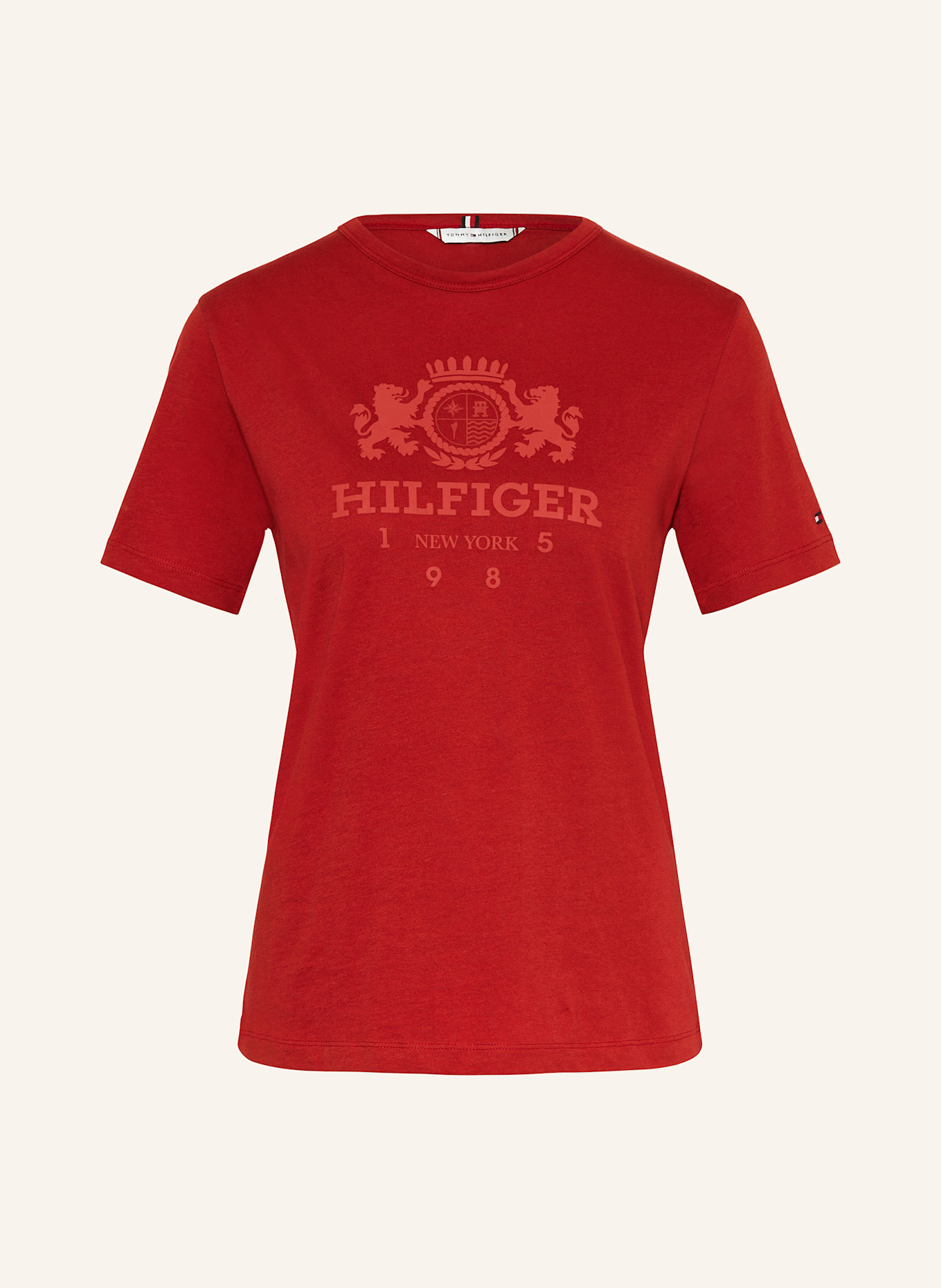 TOMMY HILFIGER T-shirt, Color: DARK RED (Image 1)