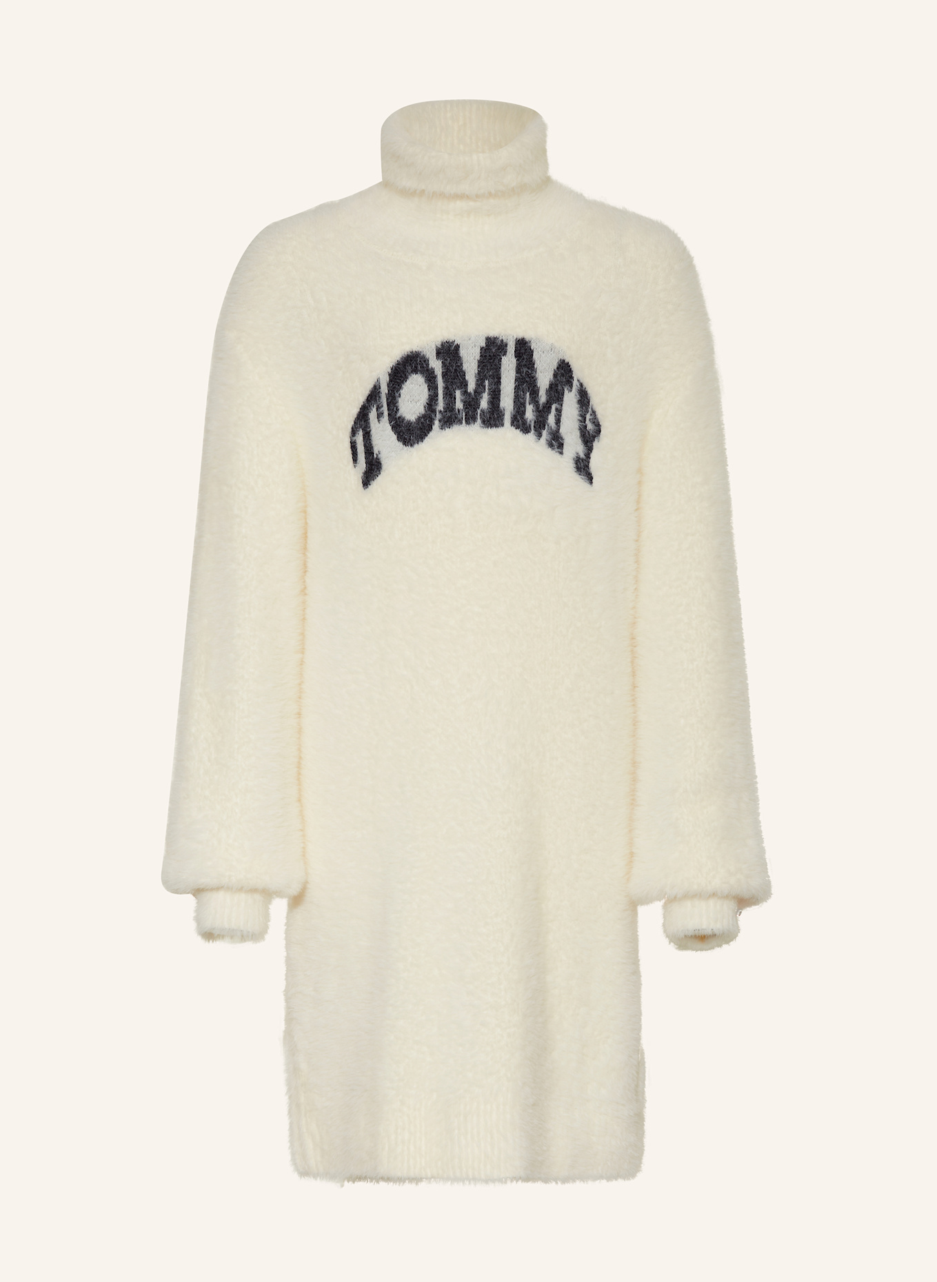 TOMMY HILFIGER Strickkleid, Farbe: ECRU/ SCHWARZ (Bild 1)