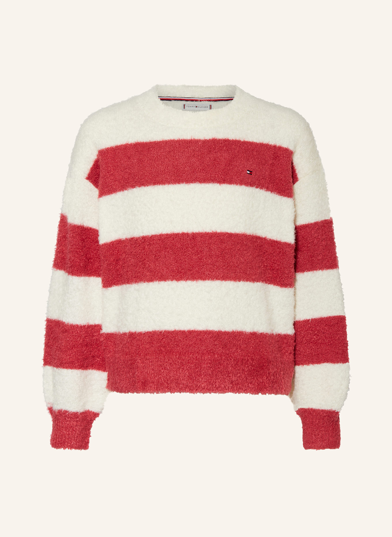 TOMMY HILFIGER Pullover, Farbe: WEISS/ PINK (Bild 1)