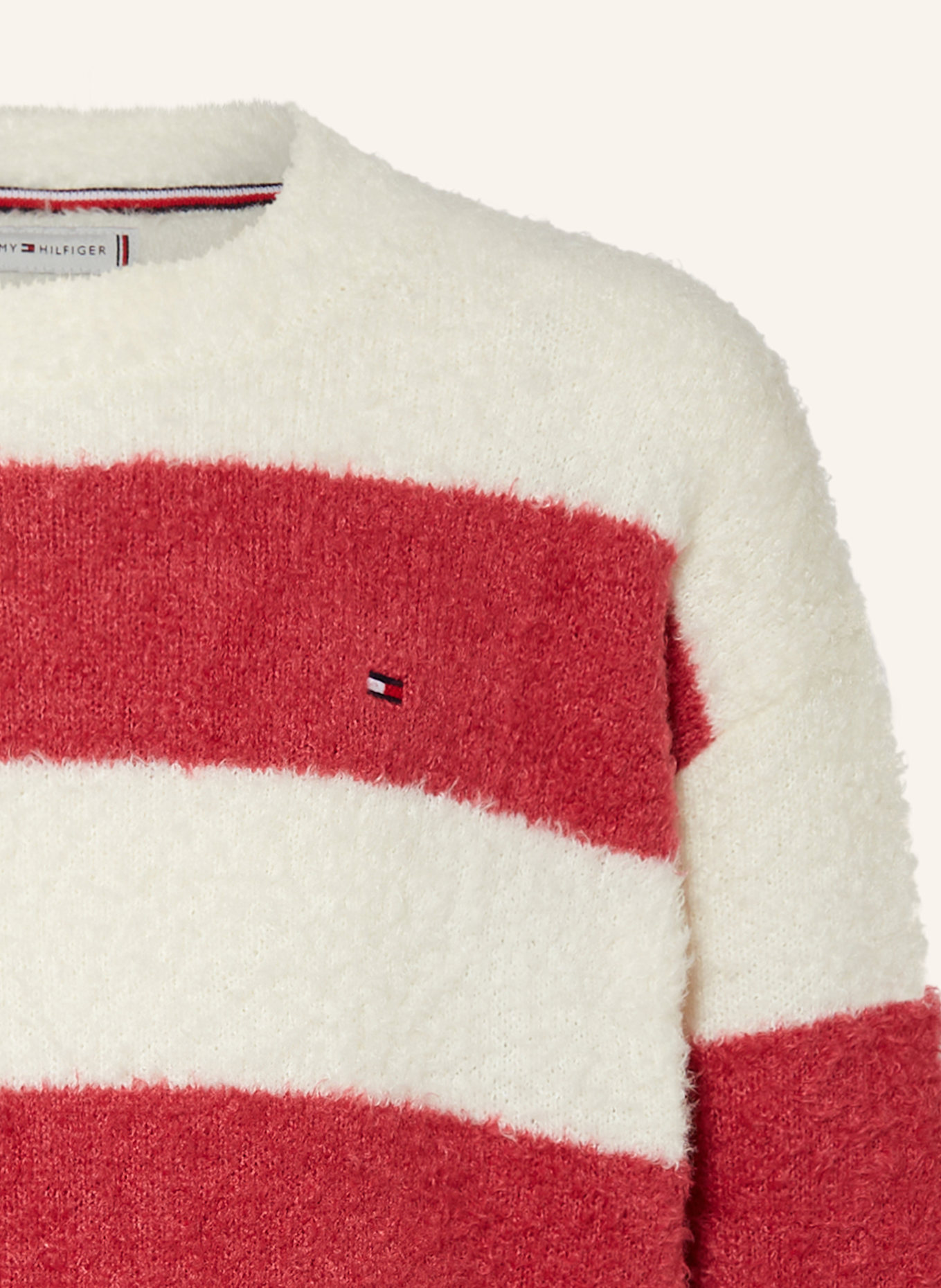 TOMMY HILFIGER Pullover, Farbe: WEISS/ PINK (Bild 3)