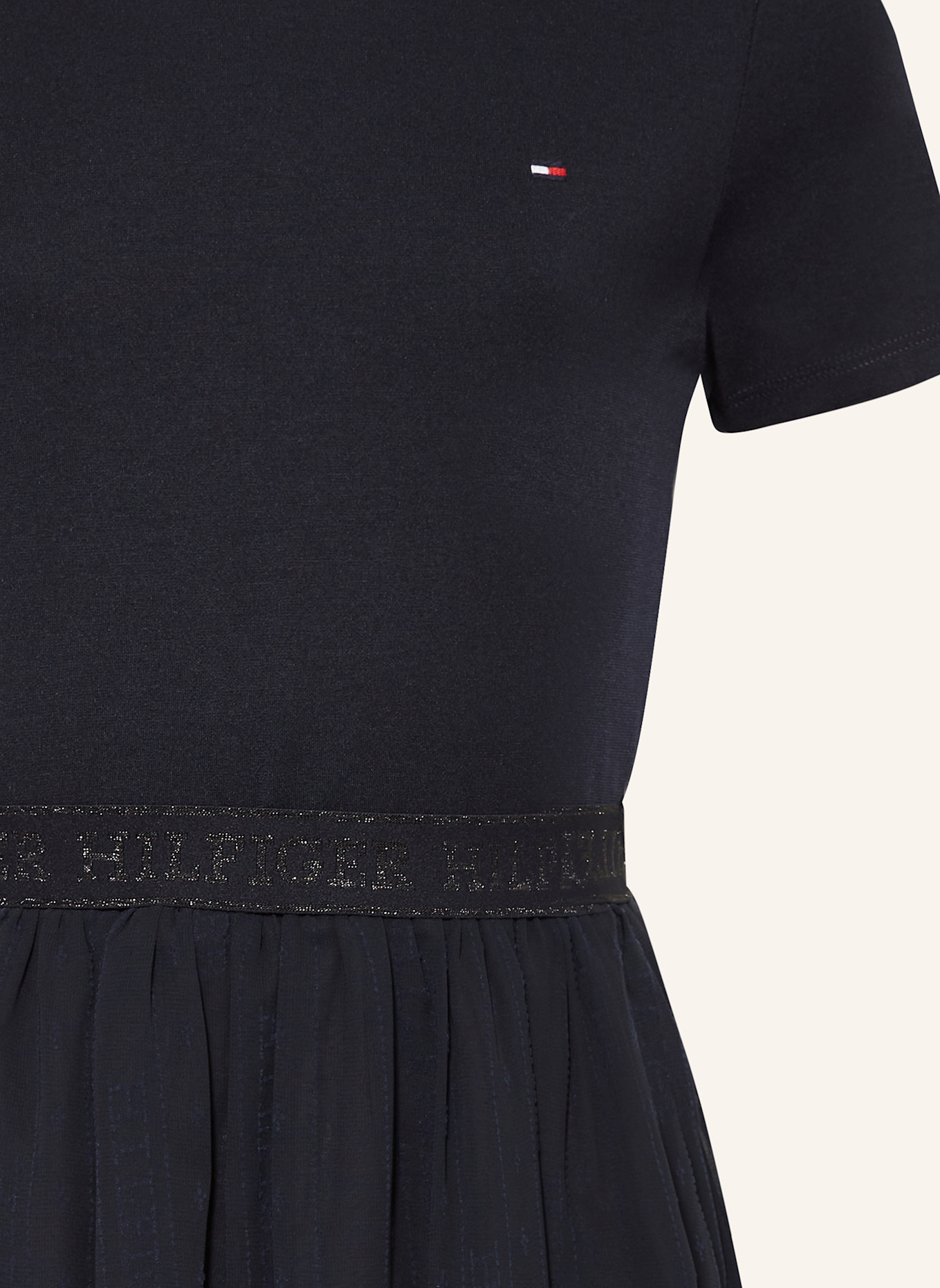 TOMMY HILFIGER Kleid mit Glitzergarn, Farbe: DUNKELBLAU (Bild 3)