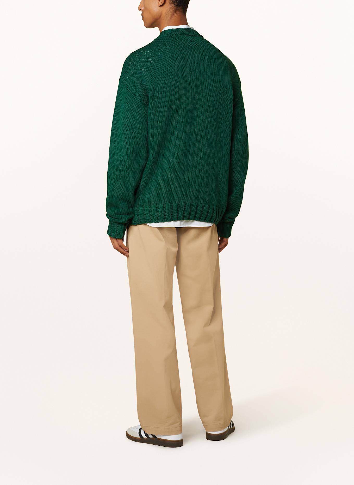 Palmes pull: GROEN / BLANC