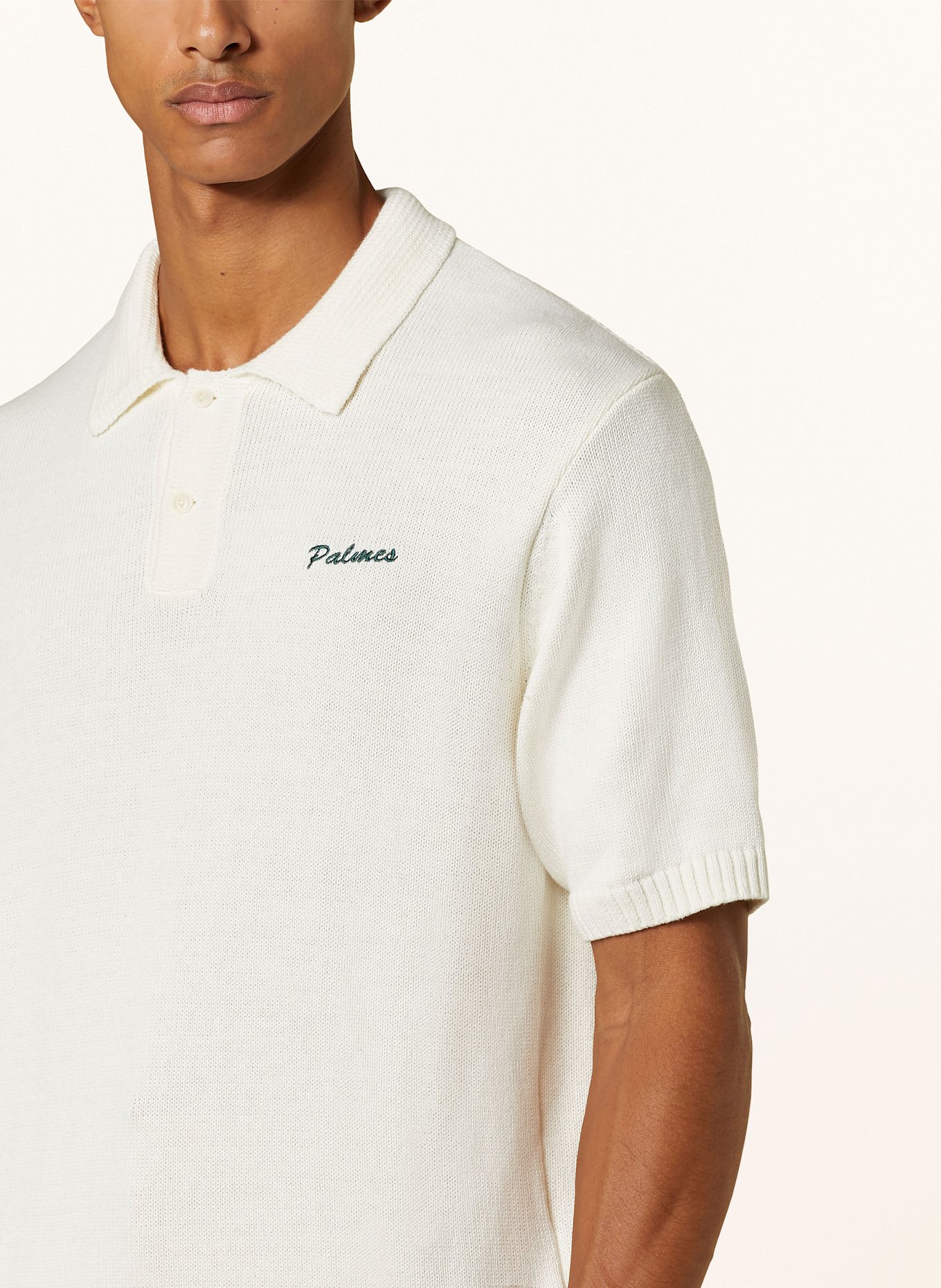 Palmes Strick-Poloshirt MARCO, Farbe: 062 Off-White (Bild 4)