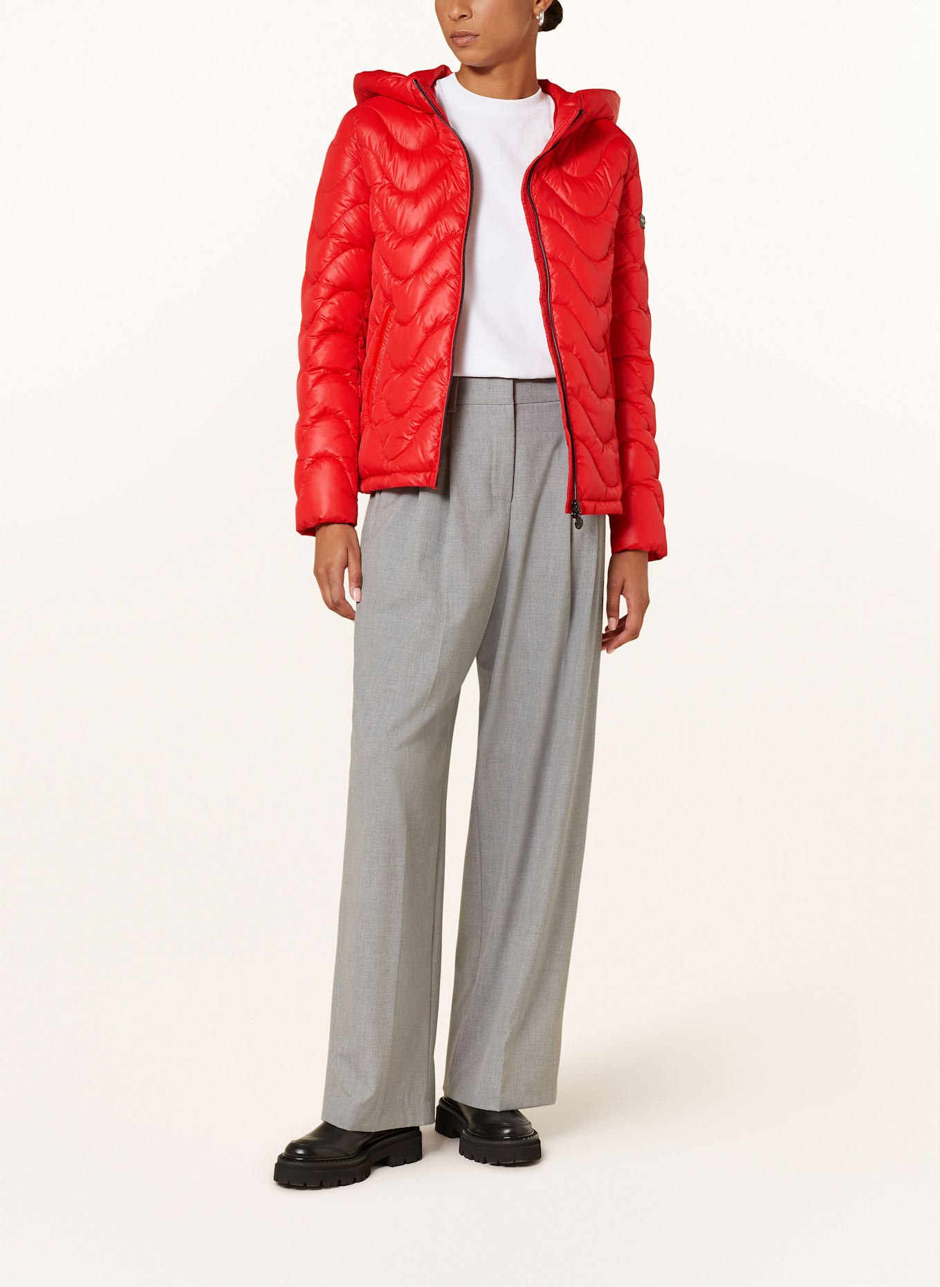 FRIEDA & FREDDIES Kurtka pikowana ANIA: CZERWONY