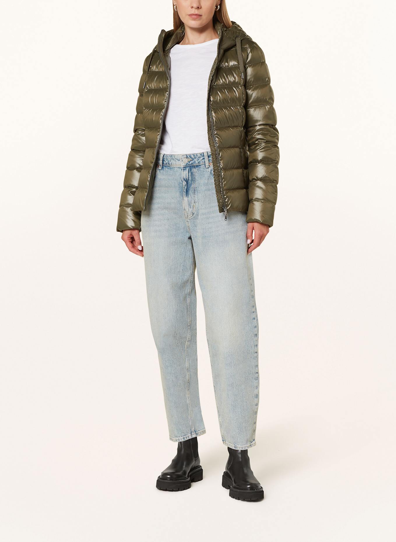 BEAUMONT Lightweight down jacket YULA in khaki