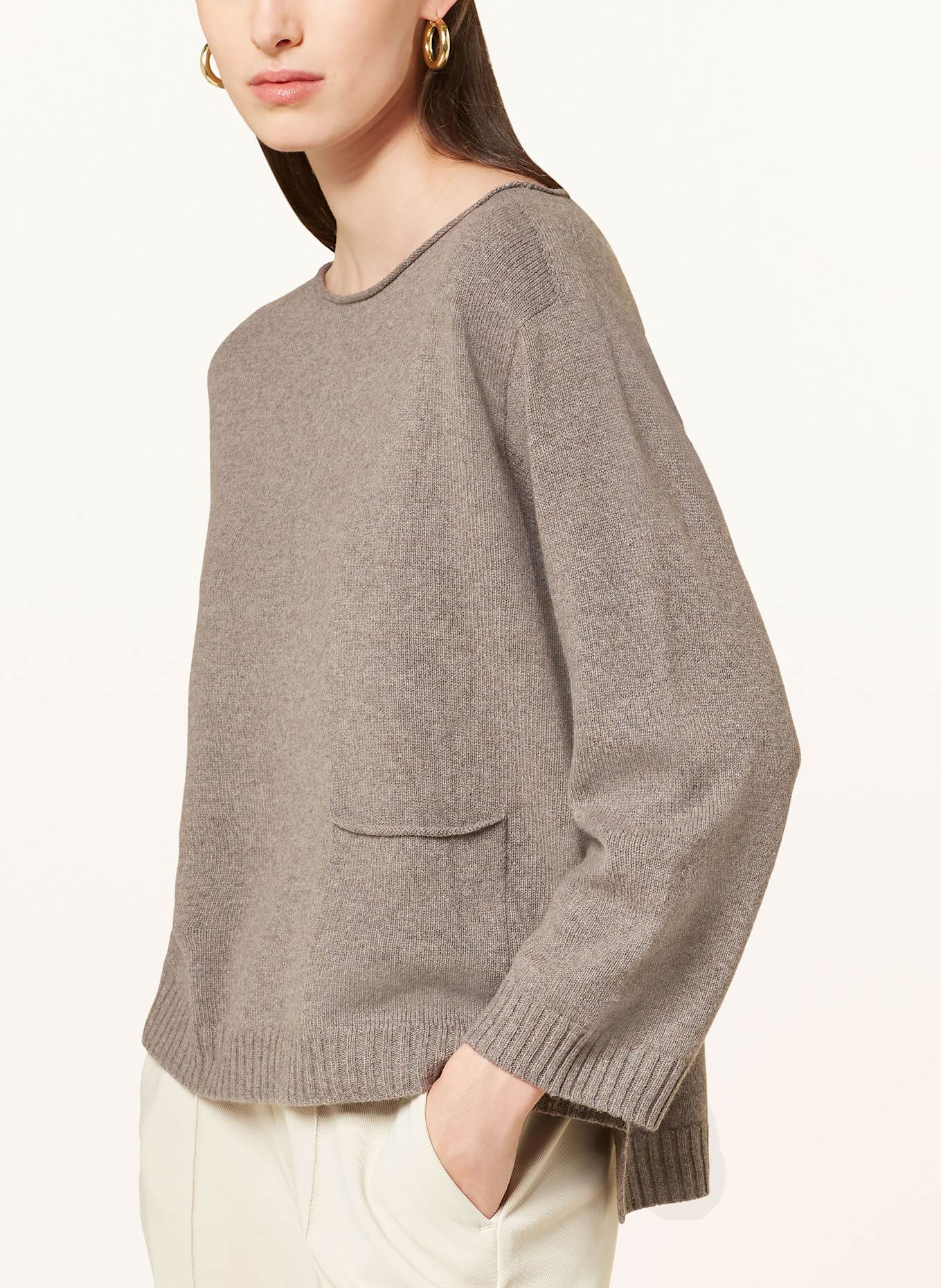 oui Pullover, Farbe: TAUPE (Bild 4)