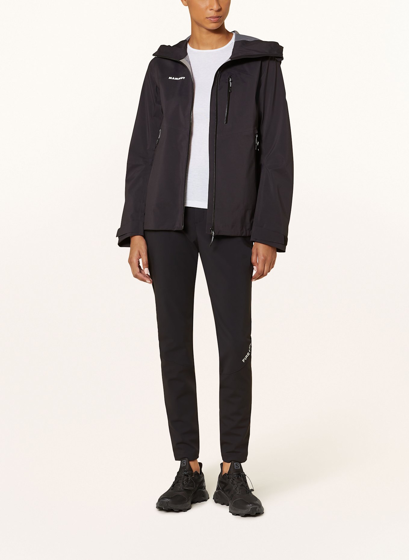 FIRE+ICE Trekkinghose ADACHE: SCHWARZ