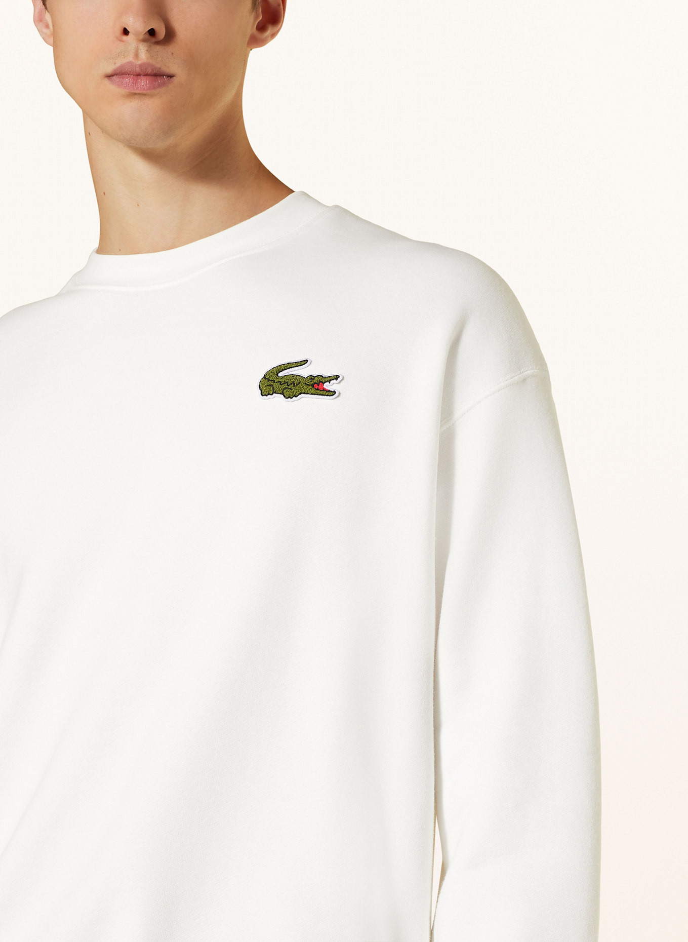 Sweatshirt lacoste blanc outlet