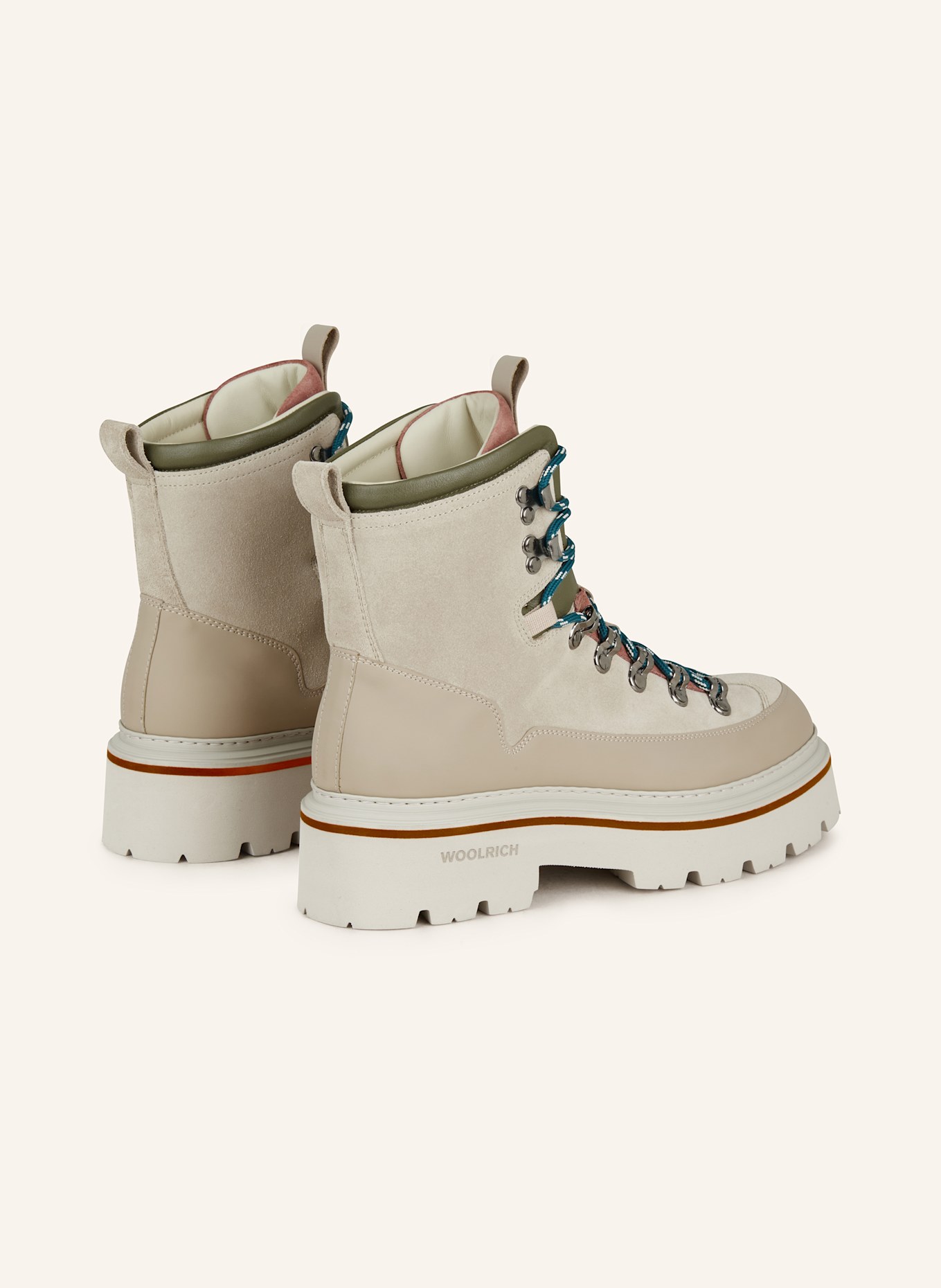 WOOLRICH Schnürboots: BEIGE