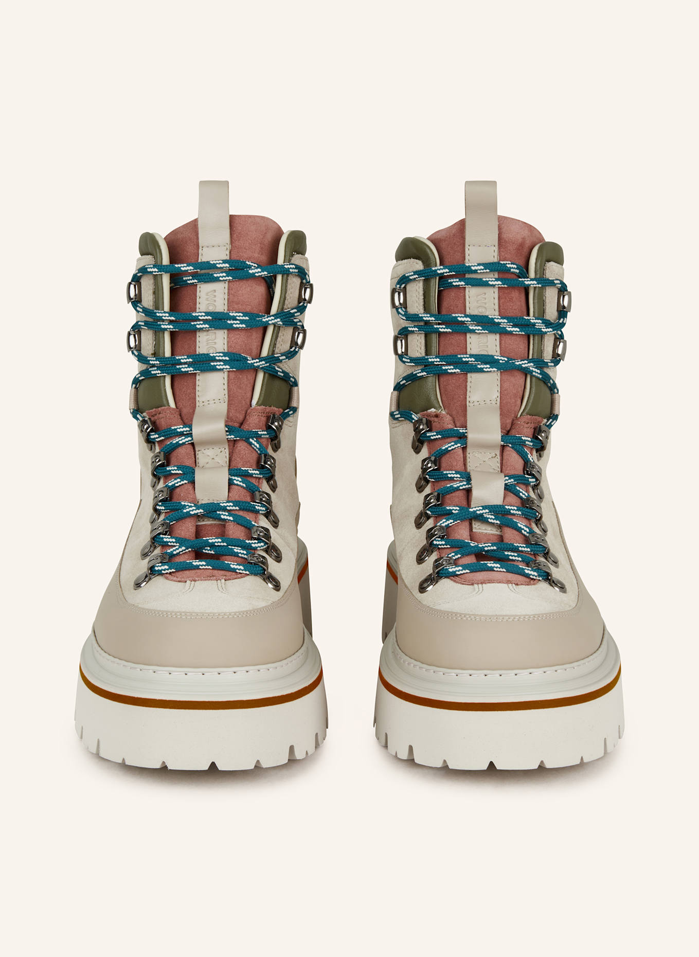 WOOLRICH Schnürboots: BEIGE