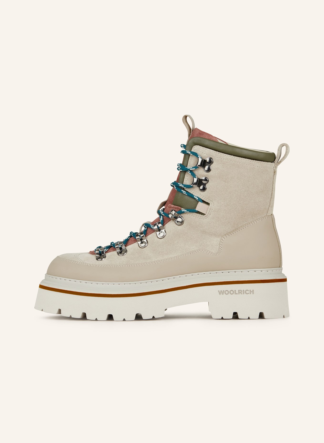 WOOLRICH Schnürboots: BEIGE