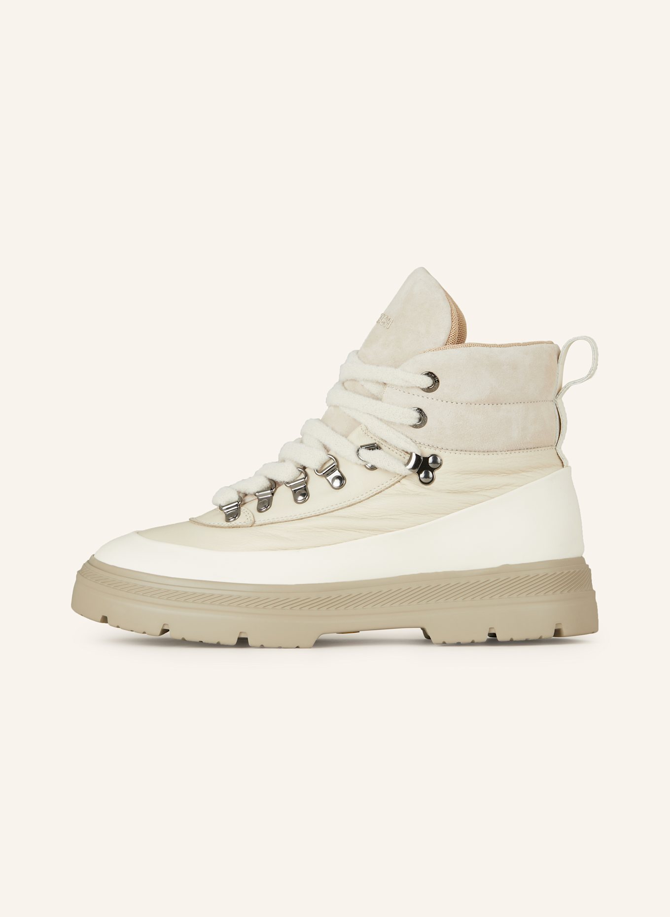 WOOLRICH Schnürboots: CREME