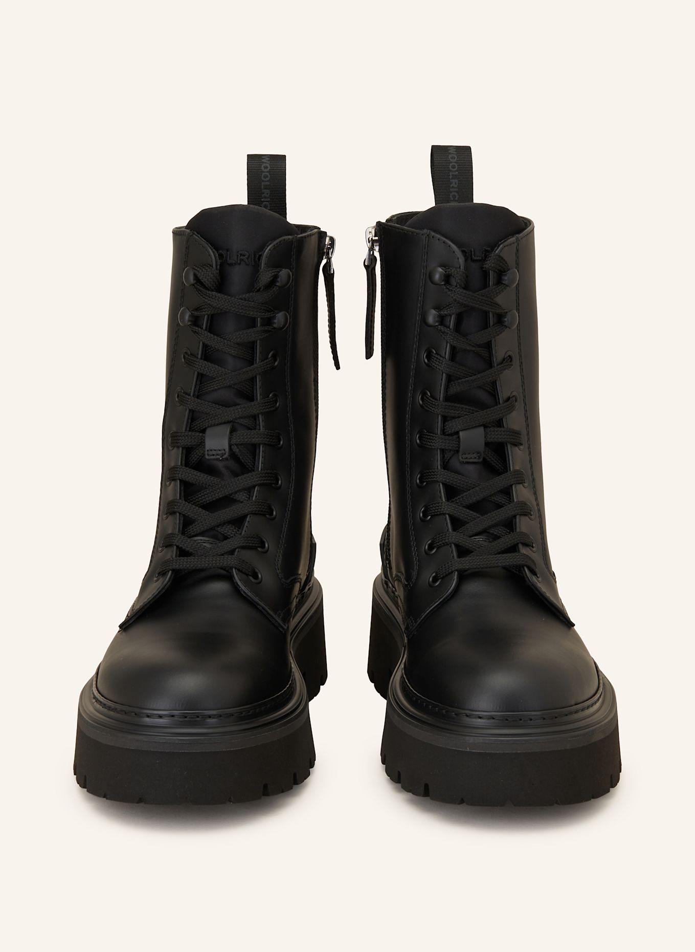 WOOLRICH Schnürboots: SCHWARZ