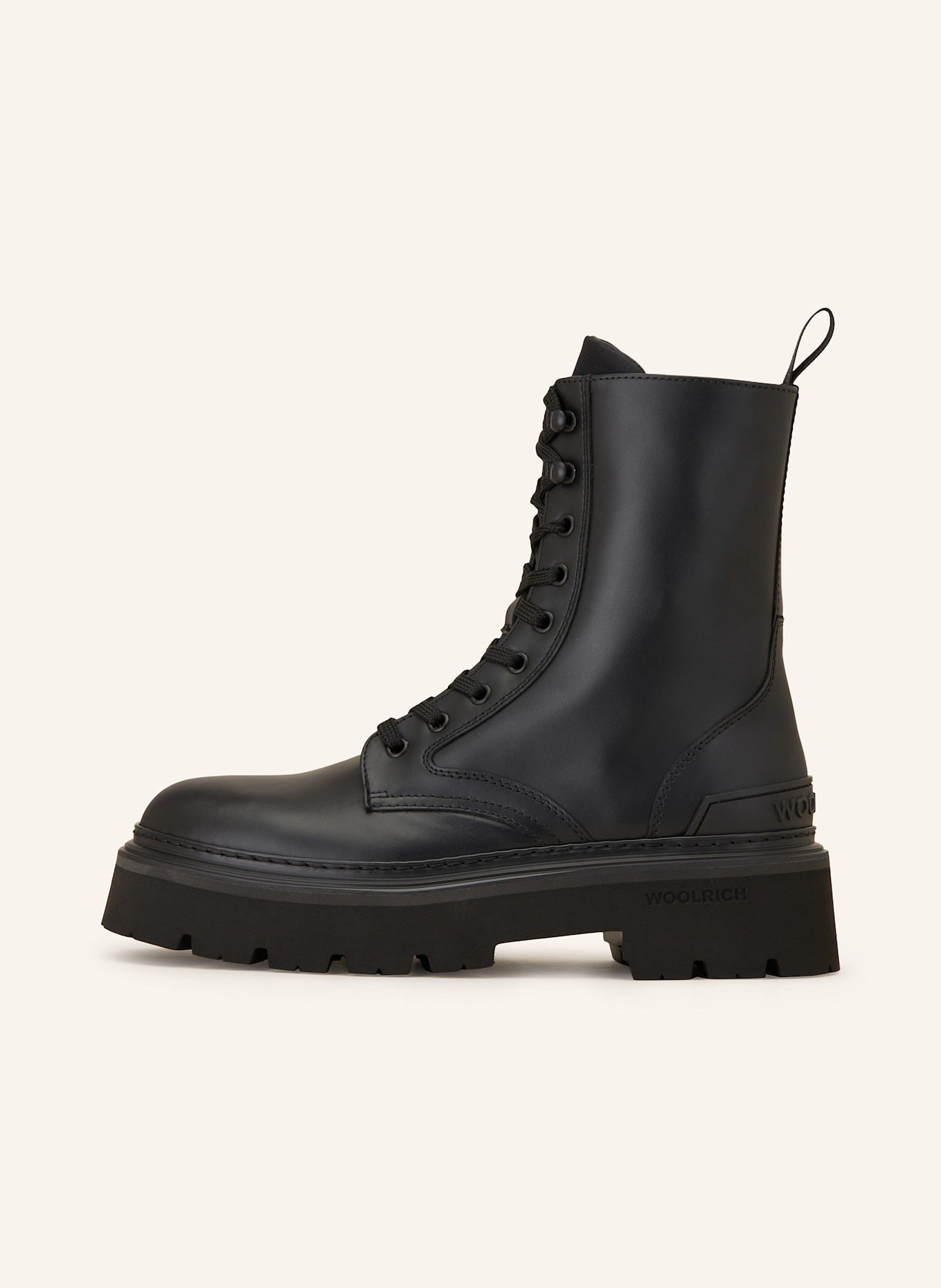 WOOLRICH Schnürboots: SCHWARZ