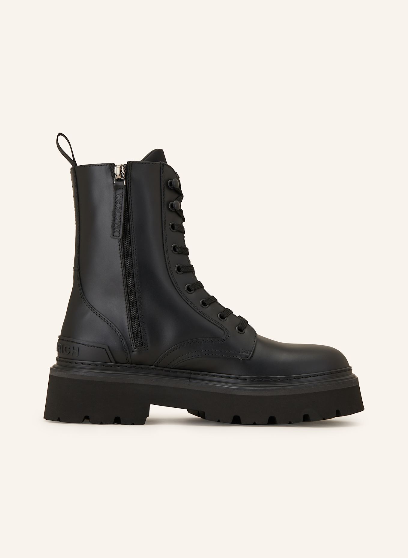 WOOLRICH Schnürboots: SCHWARZ