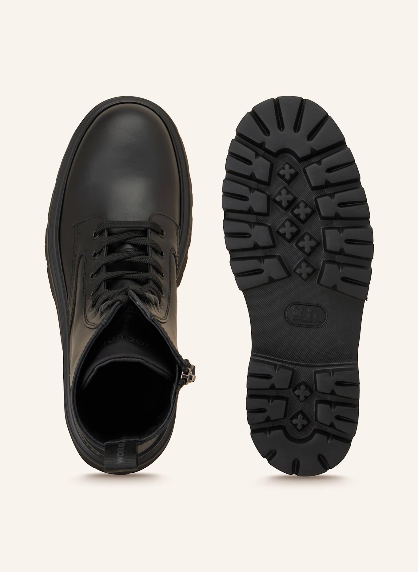 WOOLRICH Schnürboots: SCHWARZ