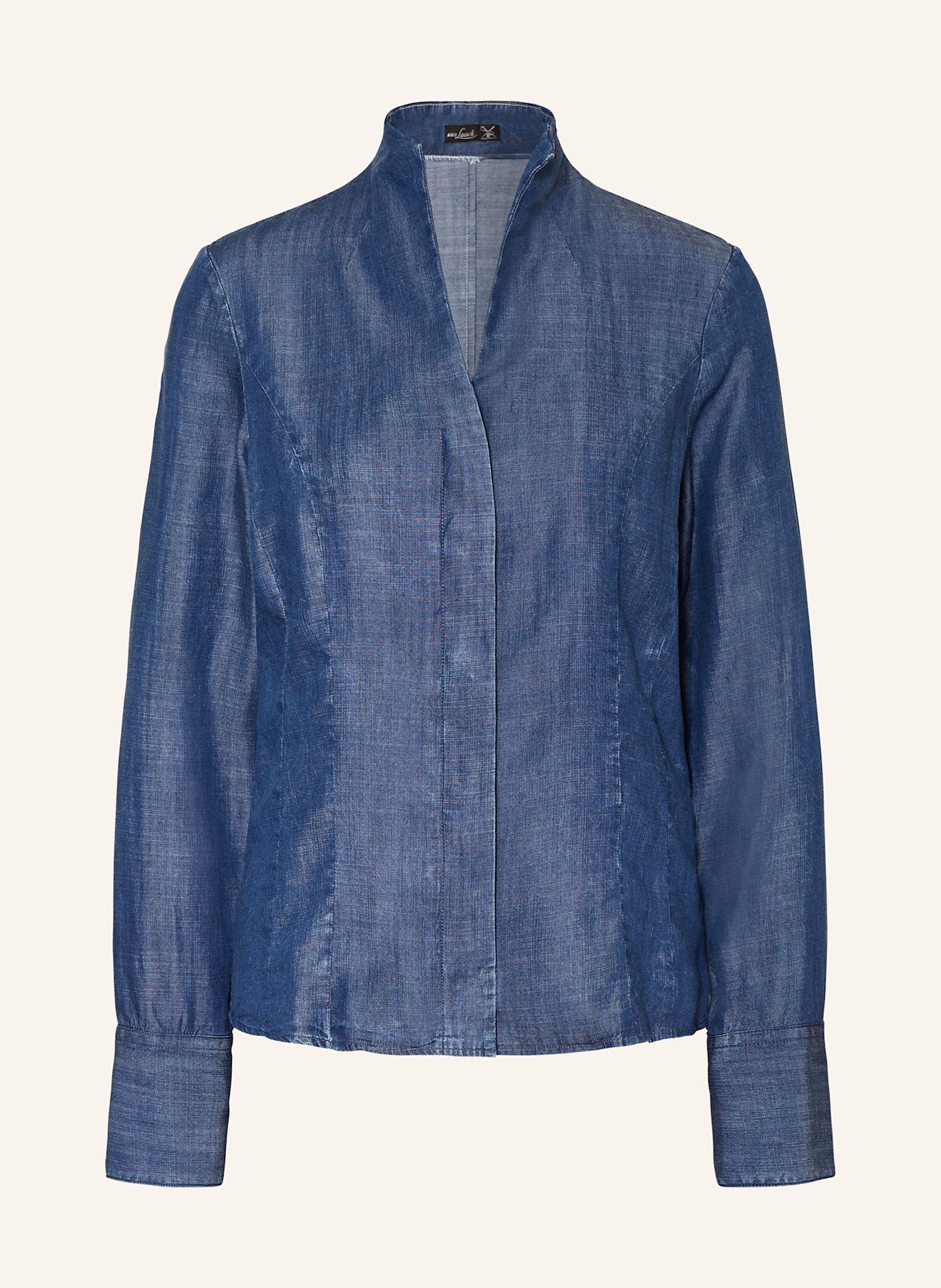 van Laack Bluse ALICE in Jeansoptik, Farbe: BLAU (Bild 1)