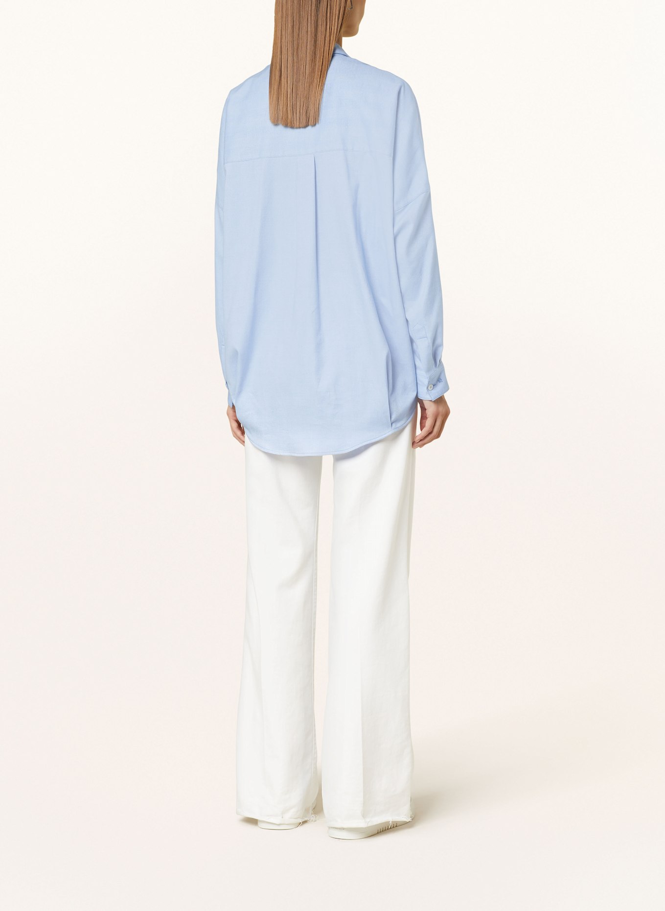 van Laack Blouse shirt VL-THALEA-SV, Color: LIGHT BLUE (Image 3)