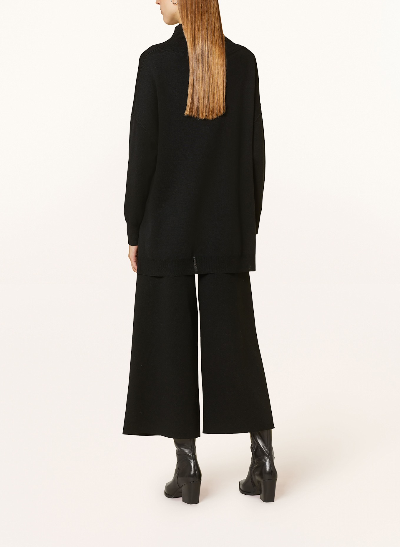 van Laack Knit culottes VL-SWALA-XX, Color: BLACK (Image 3)