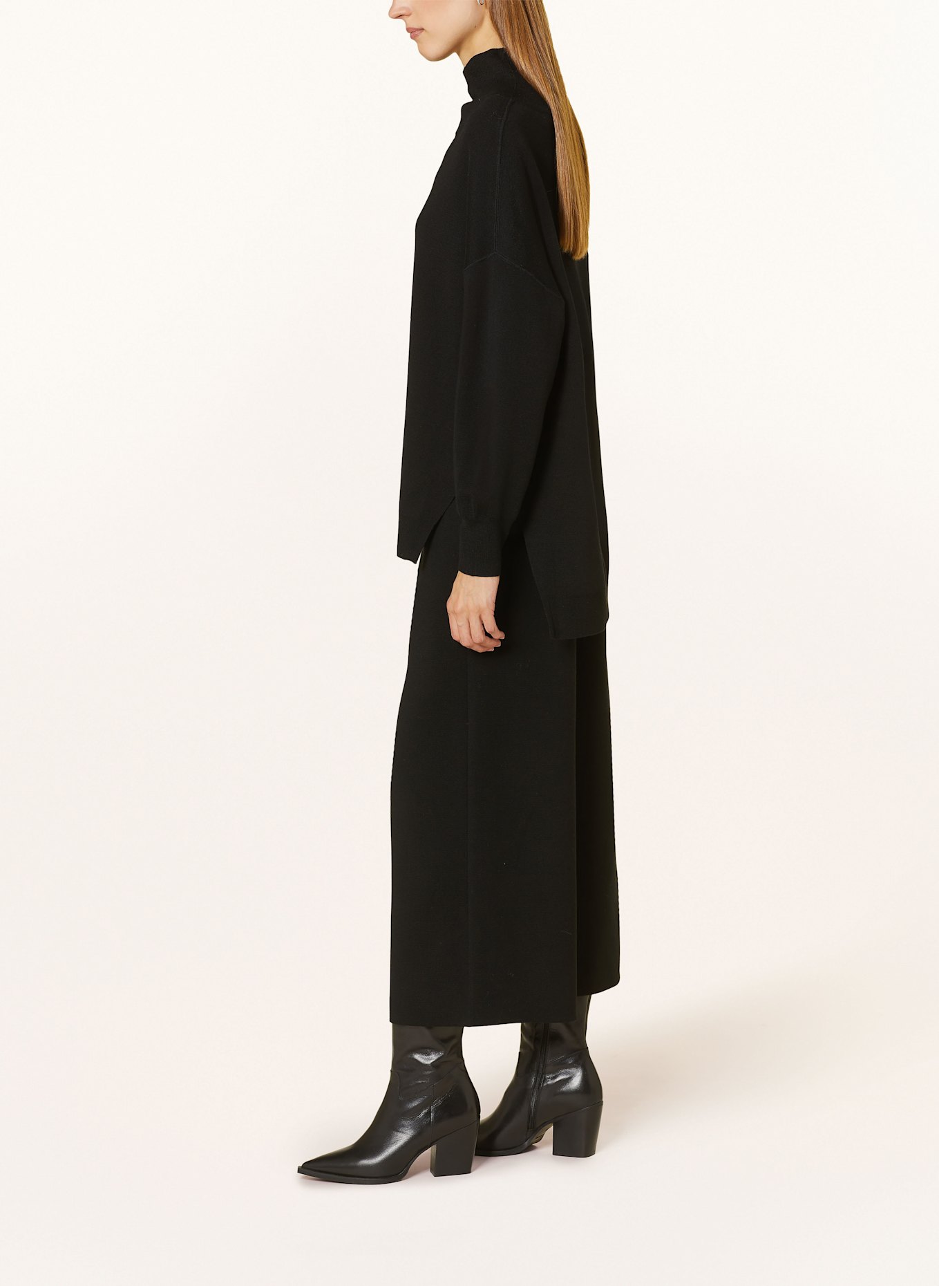 van Laack Knit culottes VL-SWALA-XX, Color: BLACK (Image 4)