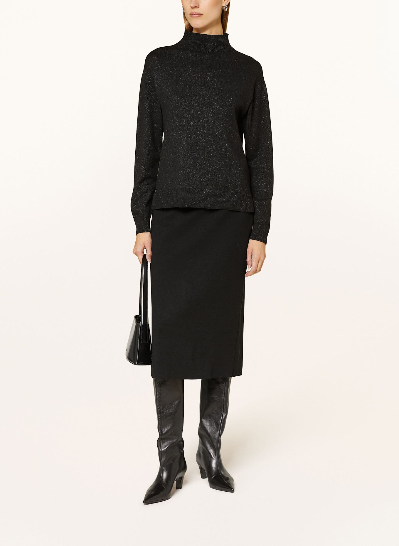 van Laack Knit skirt SWARA, Color: BLACK (Image 2)