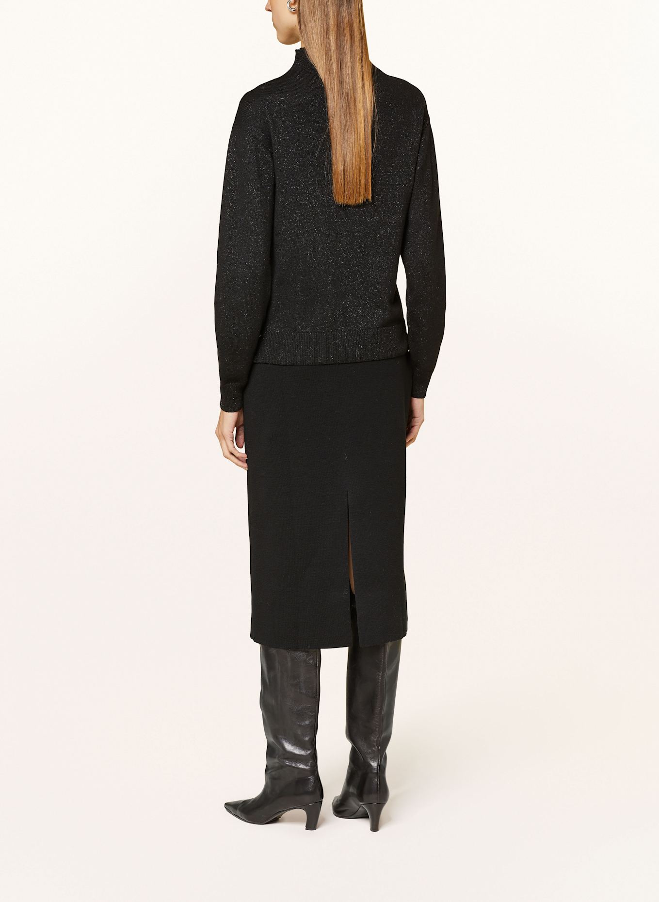 van Laack Knit skirt SWARA, Color: BLACK (Image 3)