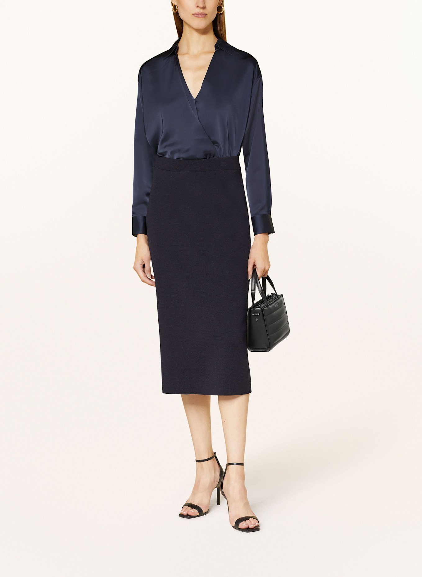 van Laack Knit skirt SWARA, Color: DARK BLUE (Image 2)