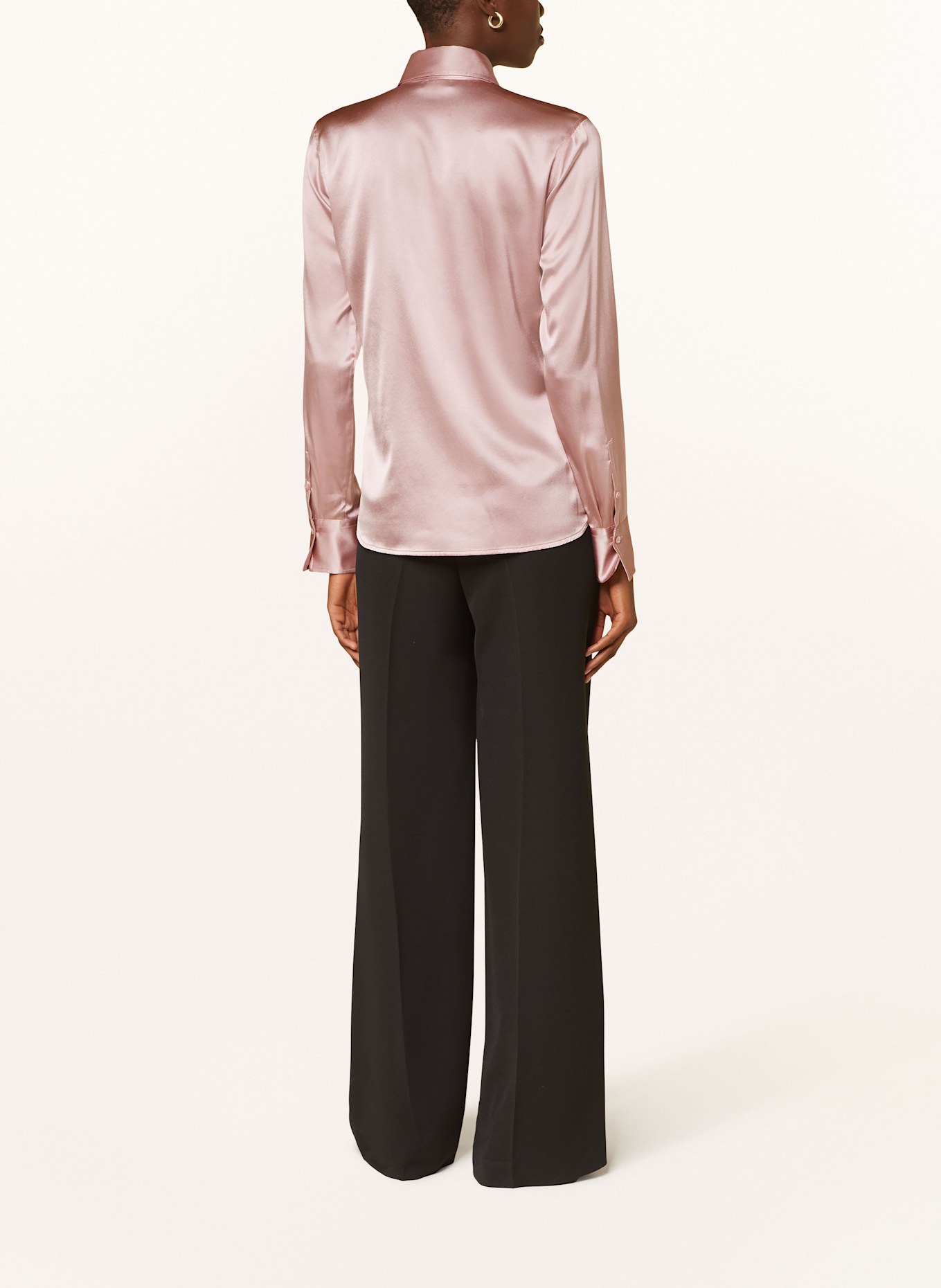 van Laack Shirt blouse CELLAI in silk, Color: ROSE (Image 3)