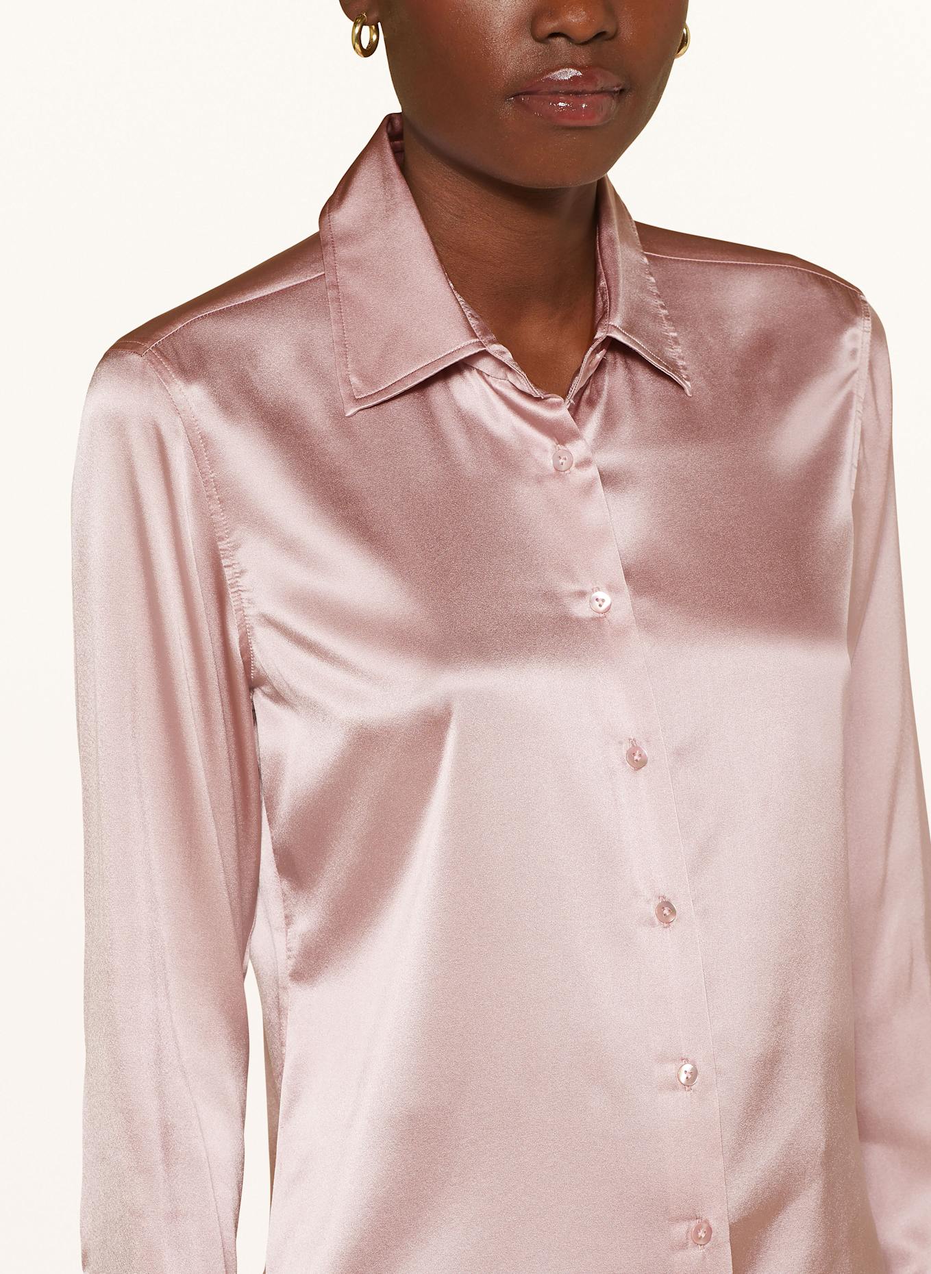 van Laack Shirt blouse CELLAI in silk, Color: ROSE (Image 4)