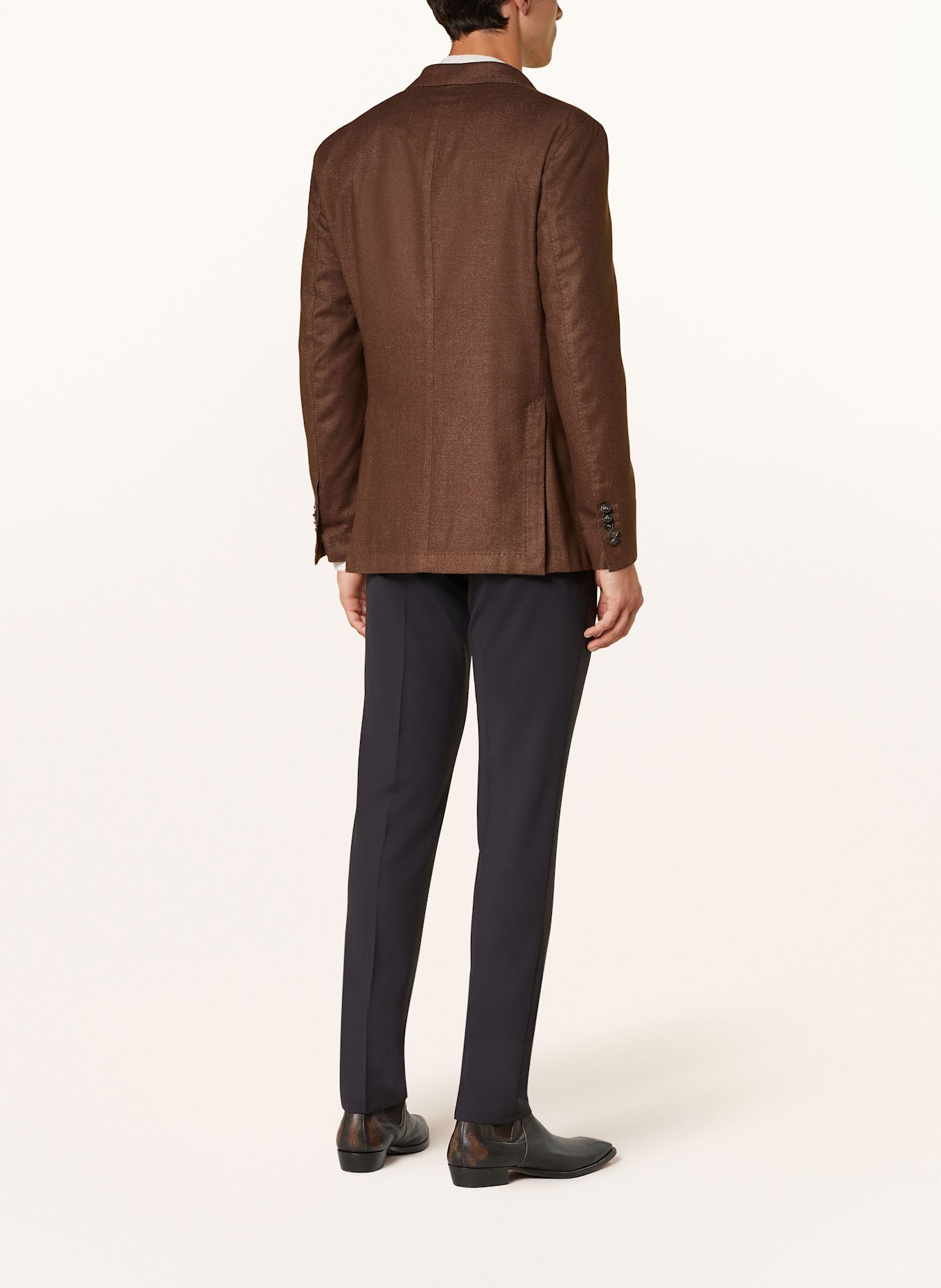 SANTANIELLO Pantalon coupe extra slim: BLEU FONCÉ