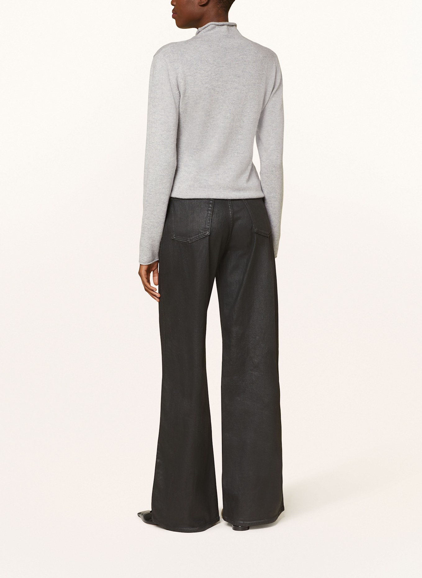 (THE MERCER) N.Y. Cashmere sweater, Color: LIGHT GRAY (Image 3)