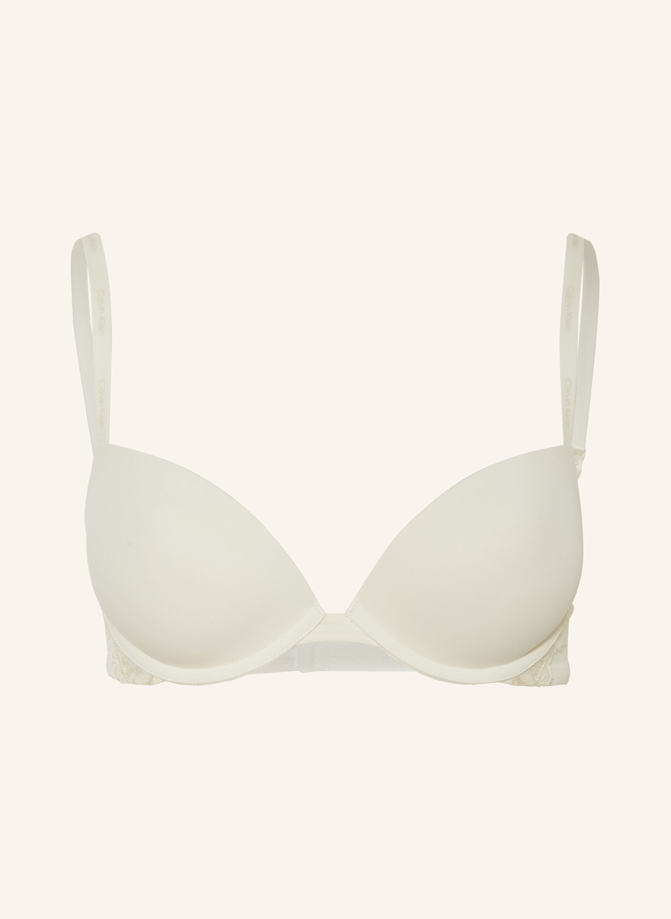Calvin Klein Push up bra CK ATTRACTION in ecru