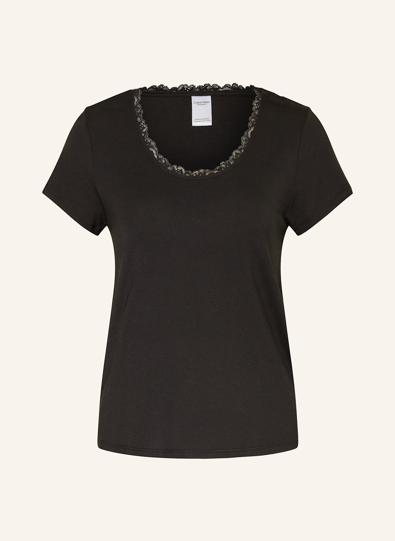 Calvin Klein Schlafshirt CK ATTRACTION, Farbe: SCHWARZ (Bild 1)