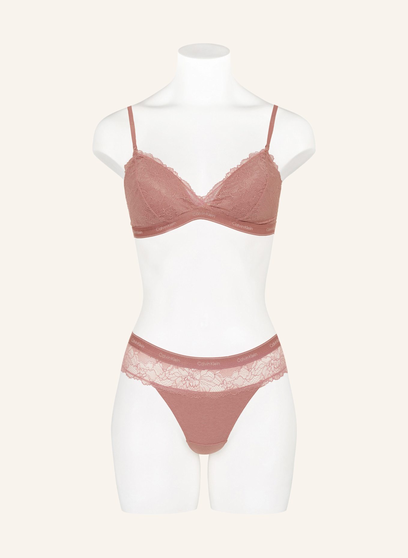 Calvin Klein Triangel-BH MODERN LACE: ALTROSA