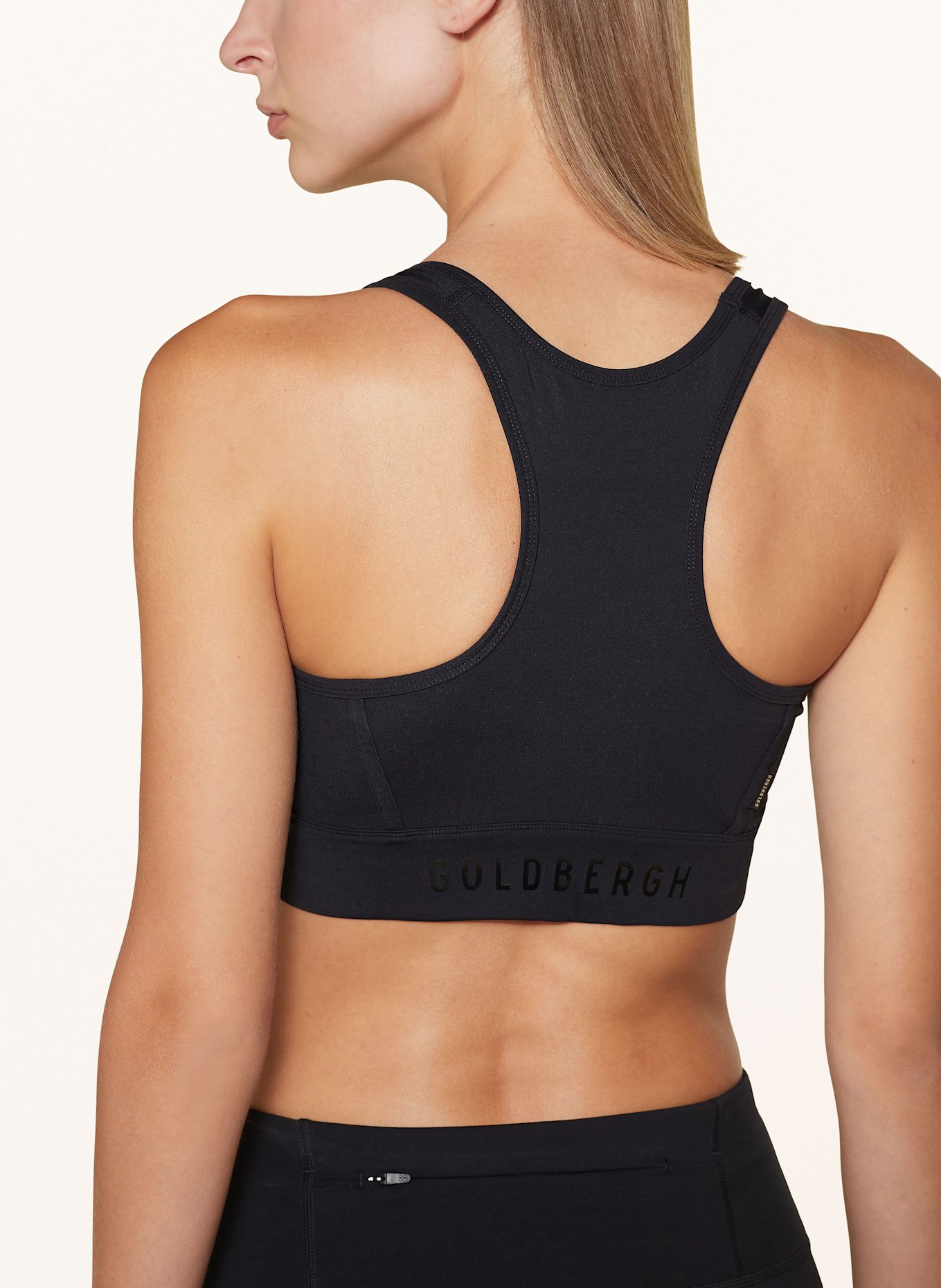 GOLDBERGH Sports bra CHARLY, Color: BLACK (Image 4)