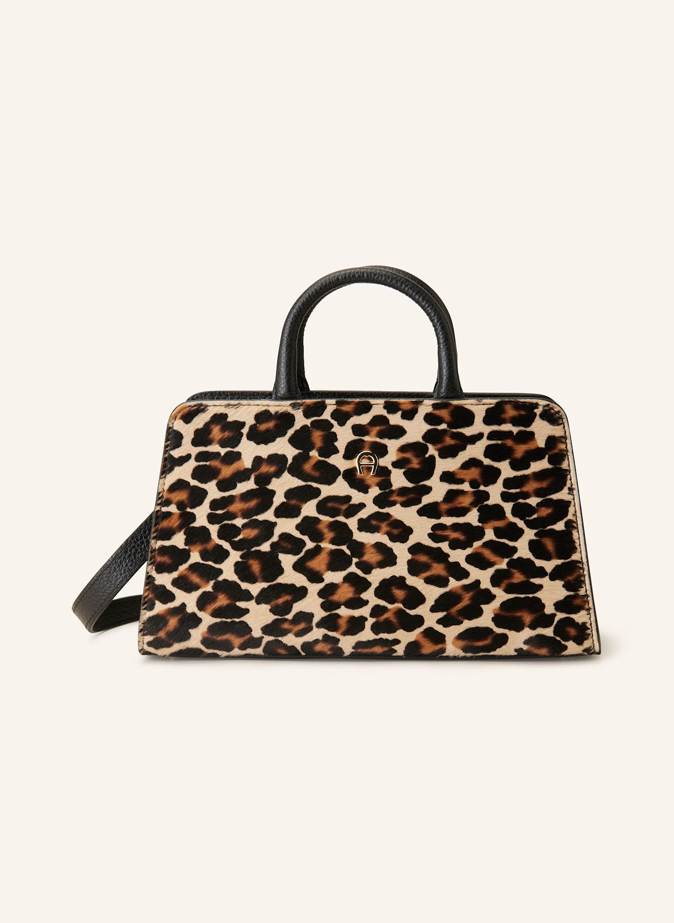 AIGNER Handtasche CYBILL SMALL in schwarz braun hellbraun