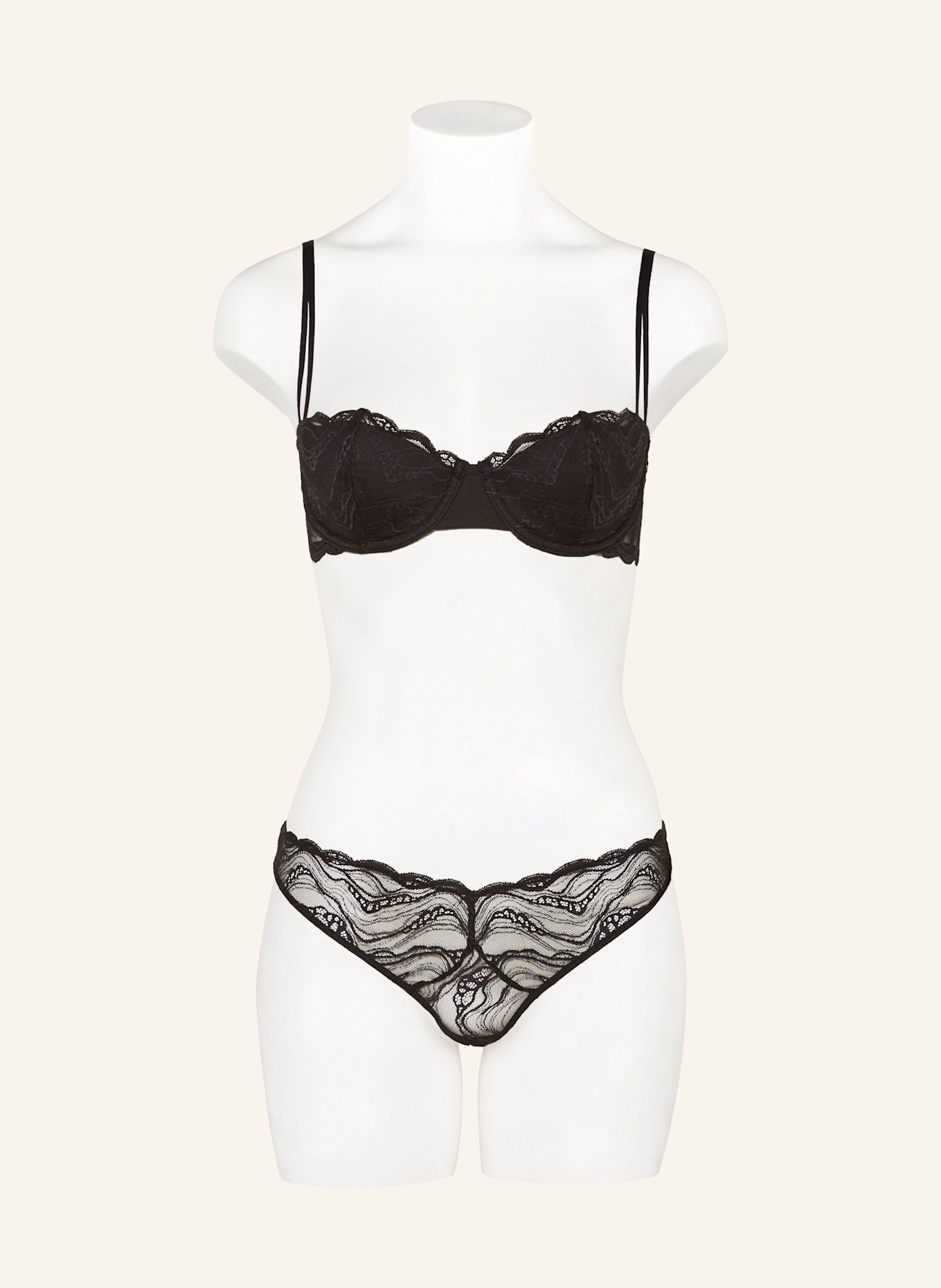 Calvin Klein Kalhotky SENSUAL STRETCH LACE: ČERNÁ