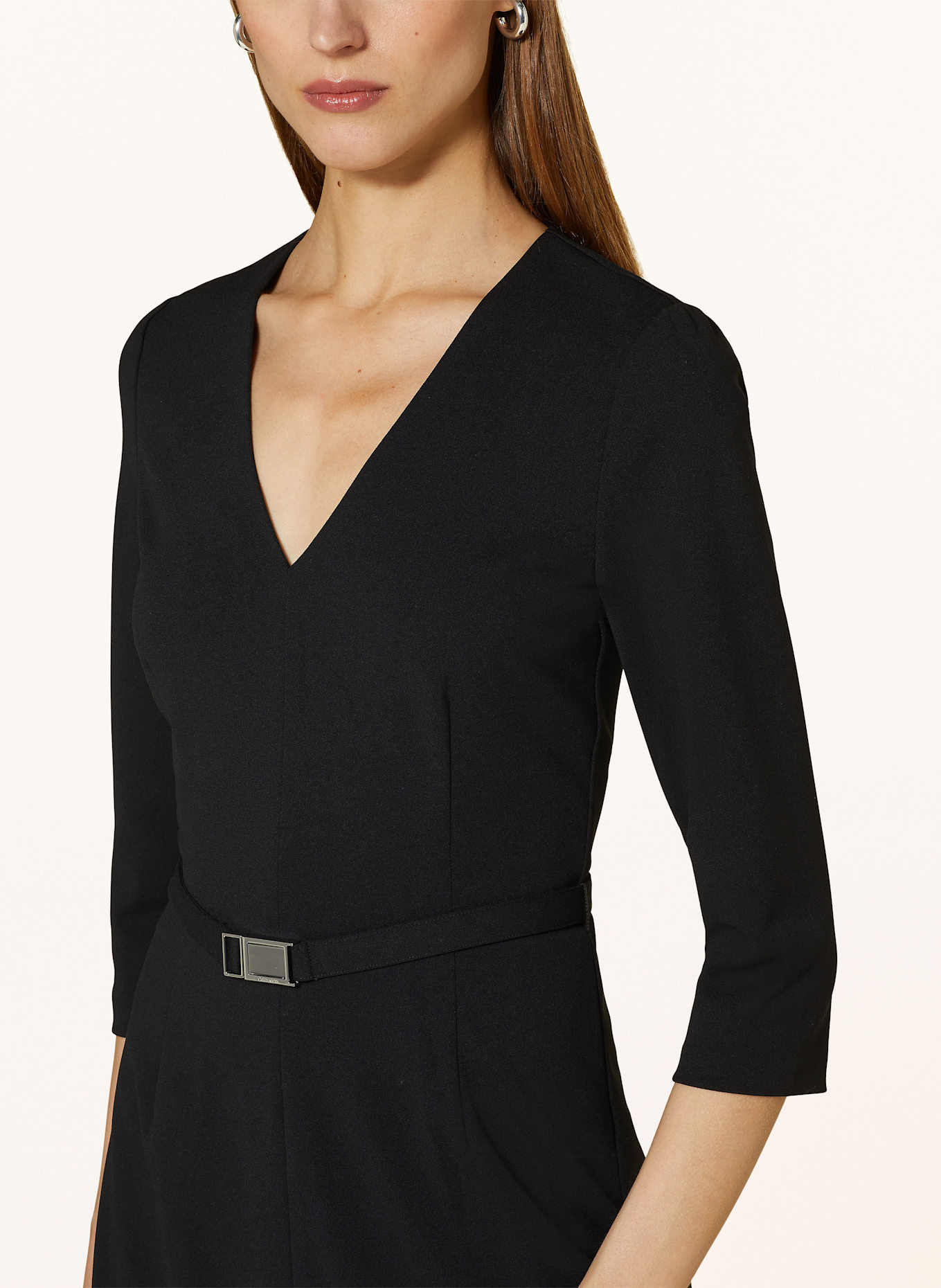 Calvin Klein Kleid mit 3/4-Arm, Farbe: SCHWARZ (Bild 4)