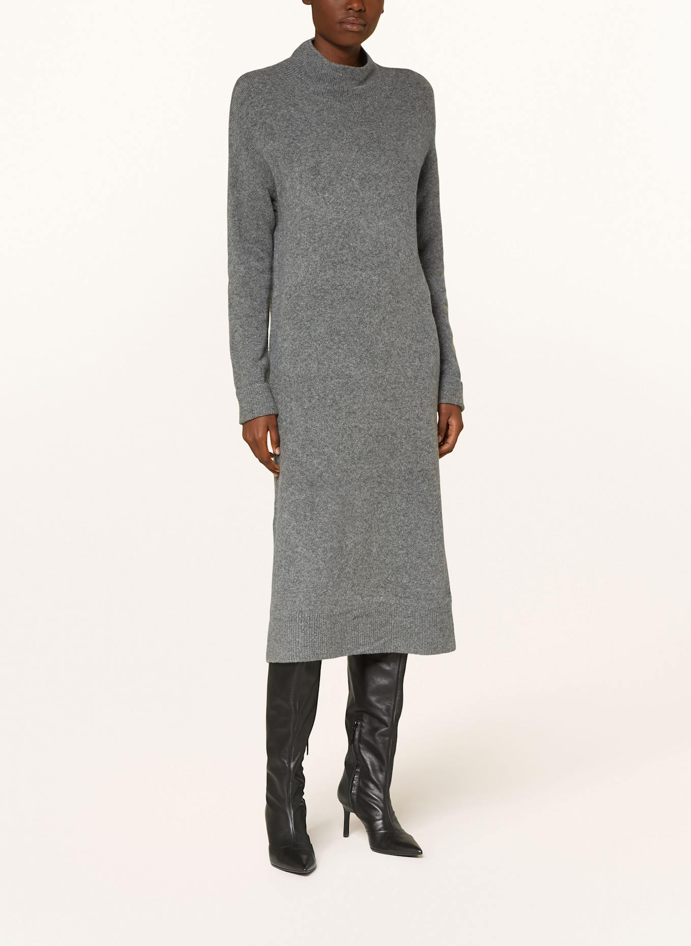 MRS & HUGS Strickkleid: GRAU