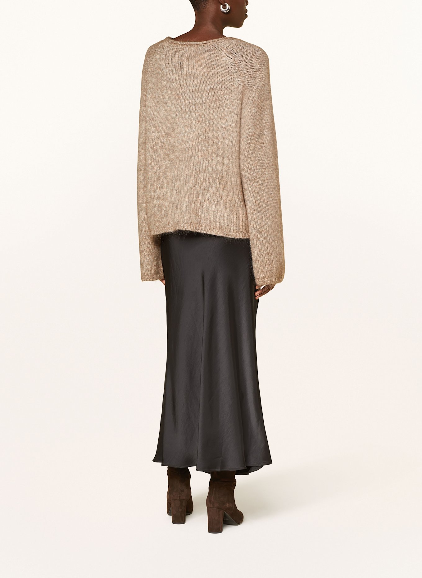 MRS & HUGS Sweter: SZAROBRĄZOWY