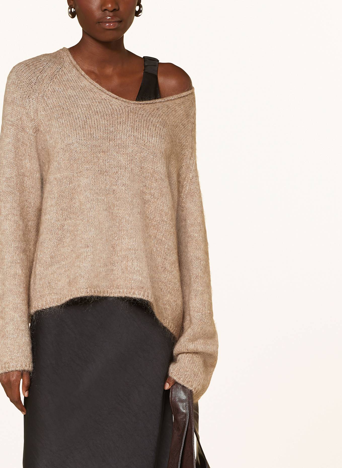 MRS & HUGS Sweter: SZAROBRĄZOWY