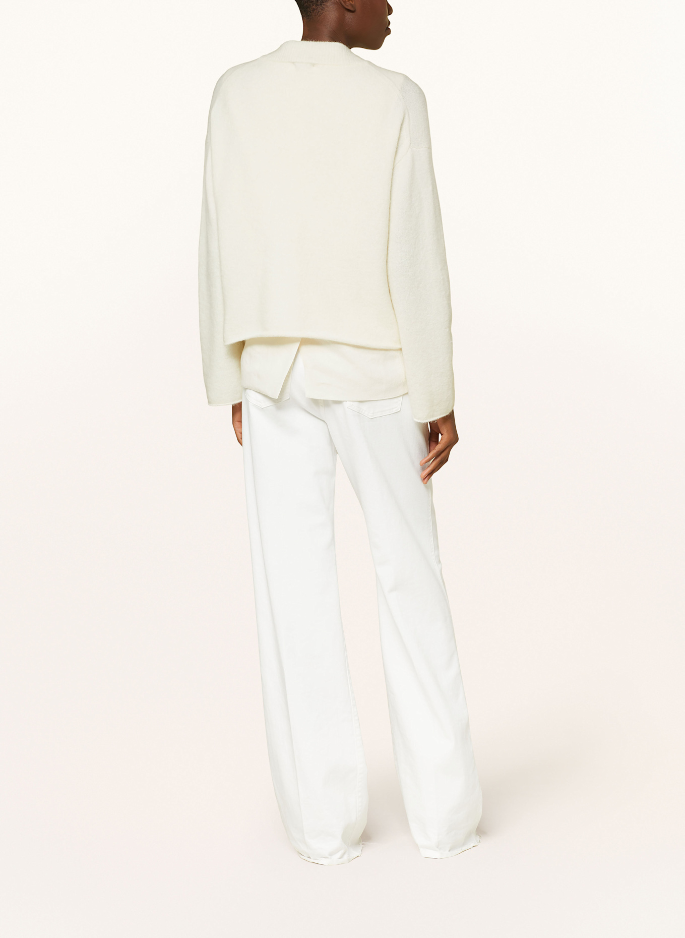 MRS & HUGS Pletený kabátek s alpakou a ozdobnými kamínky: REŽNÁ