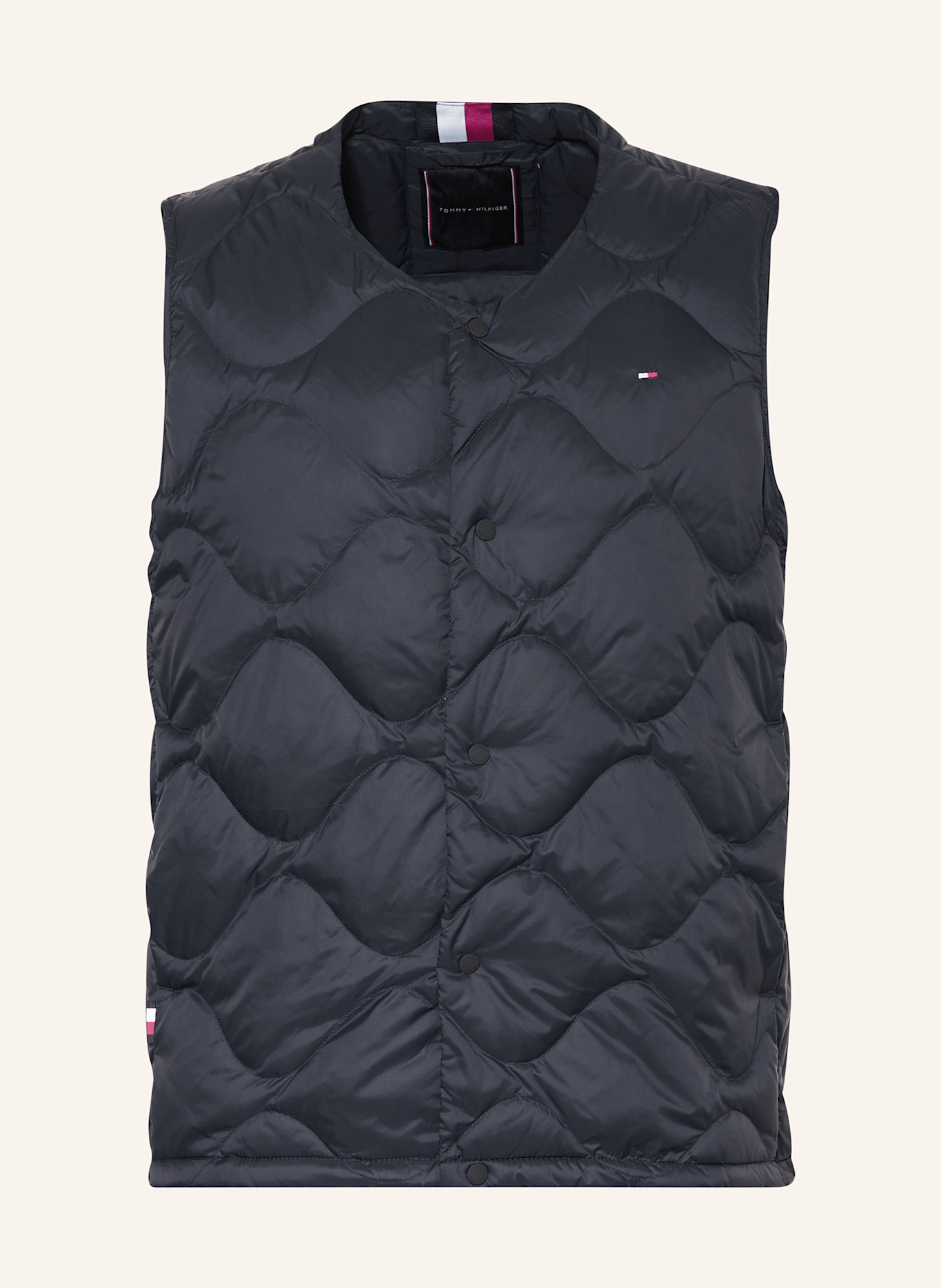 TOMMY HILFIGER Daunenweste: DUNKELBLAU
