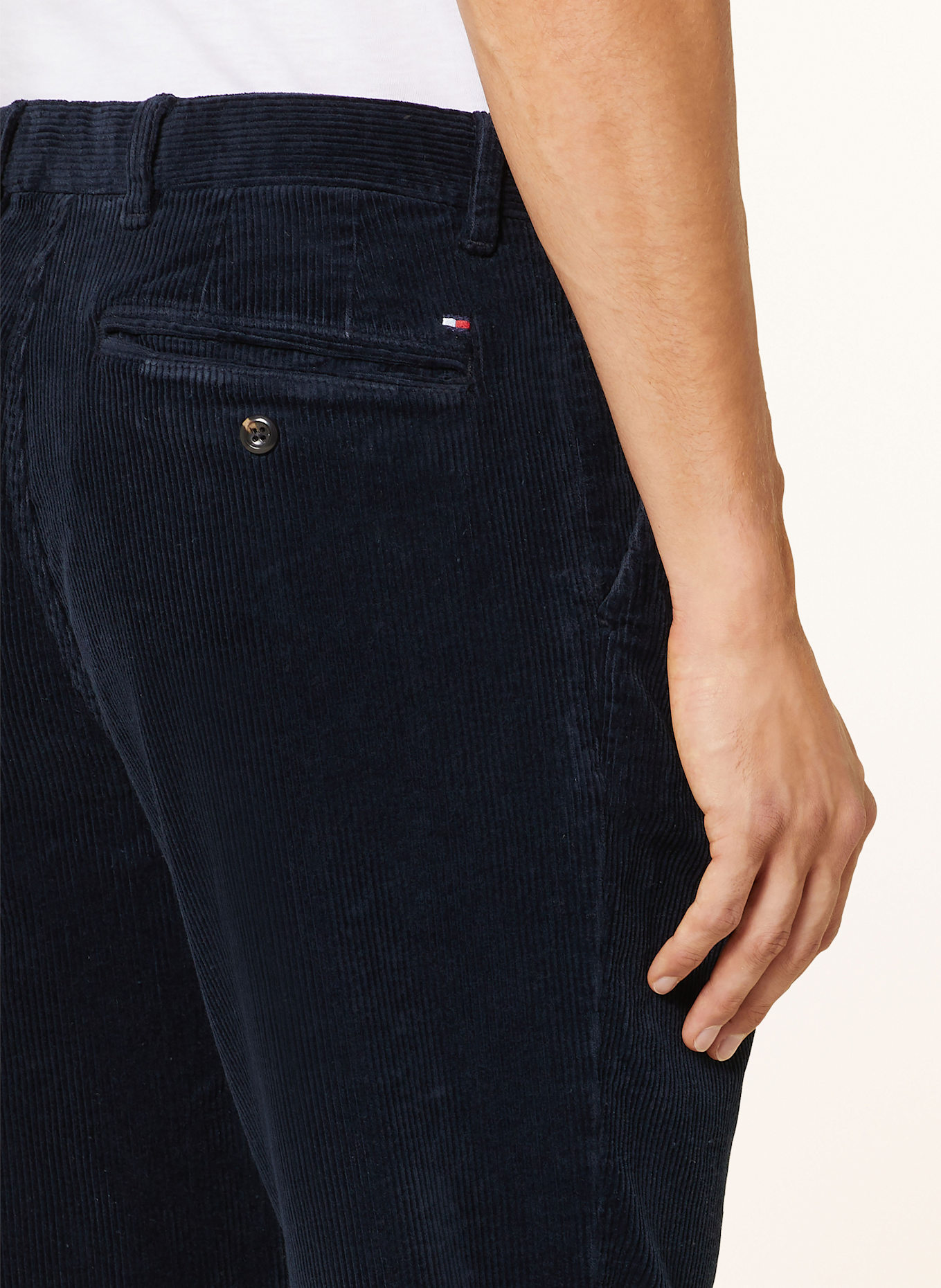 TOMMY HILFIGER Cordchino Relaxed Tapered Fit: DUNKELBLAU