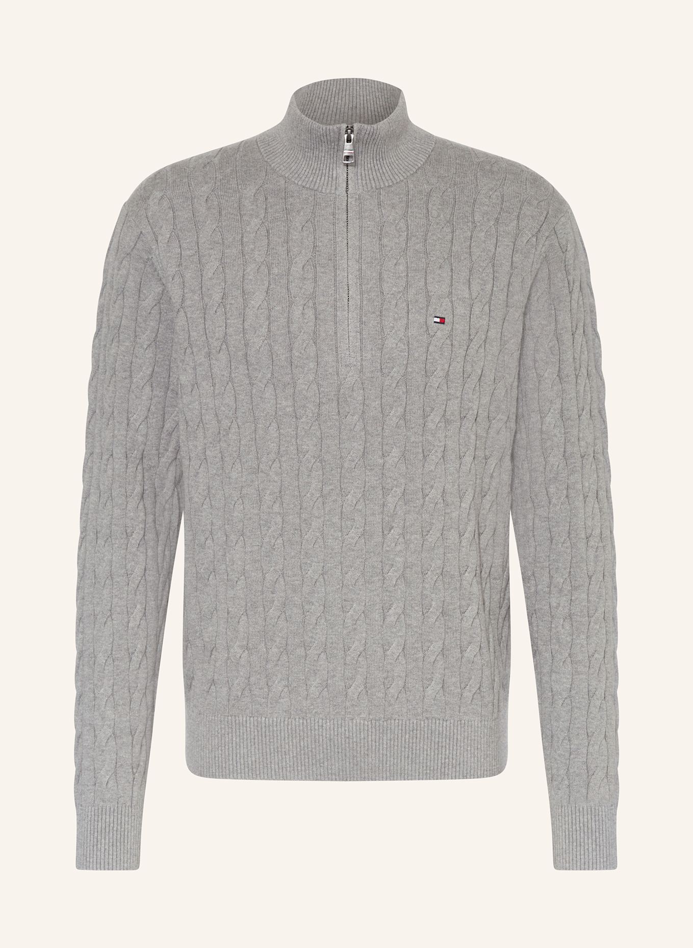 TOMMY HILFIGER Troyer: GRAU