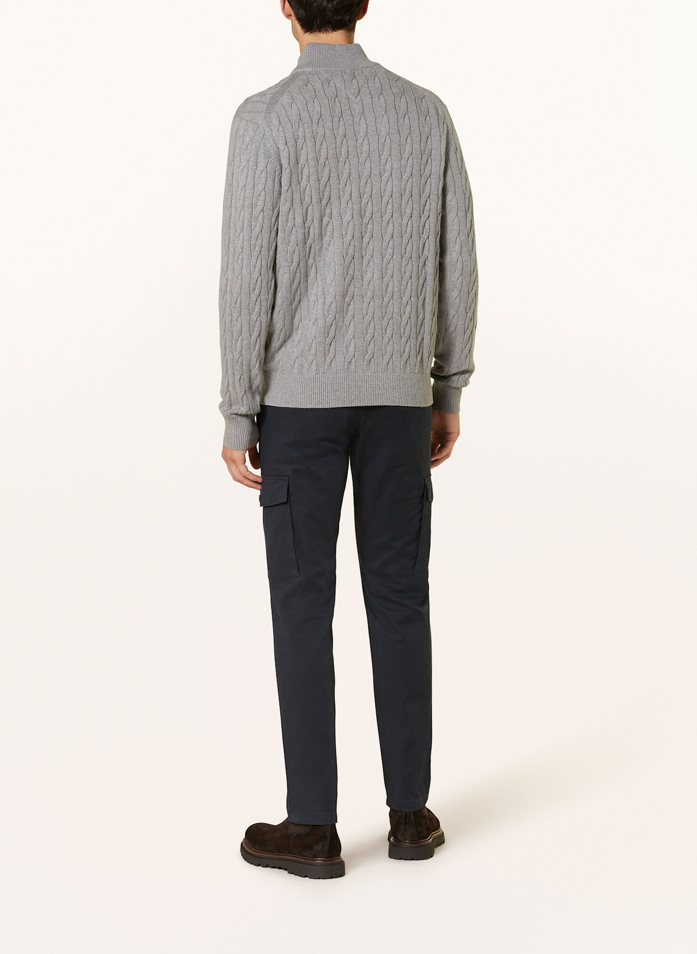 TOMMY HILFIGER Troyer: GRAU